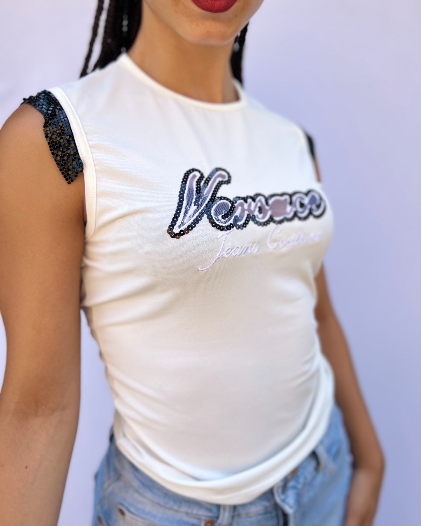 T shirt Versace logo