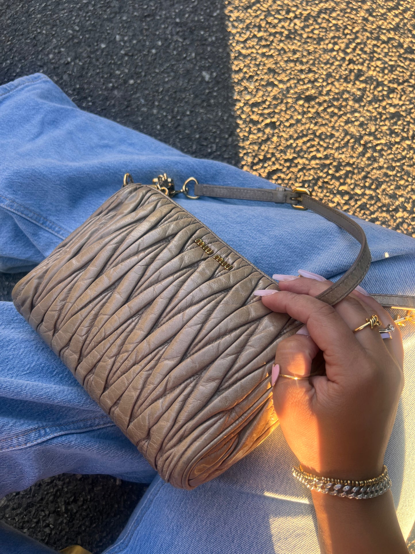 Borsa Miu Miu matelasse