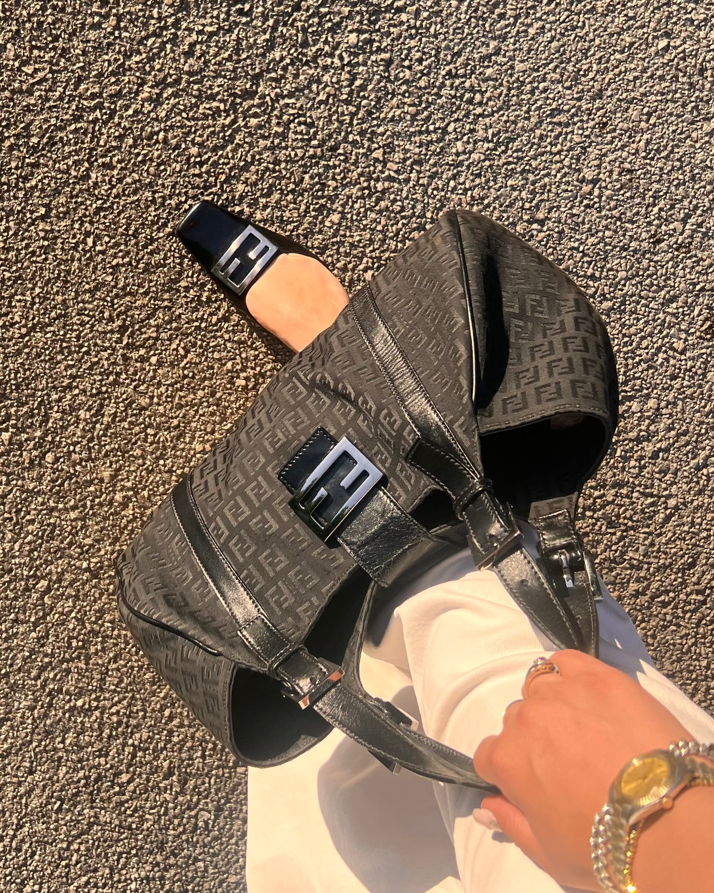 Borsa Fendi zucchino