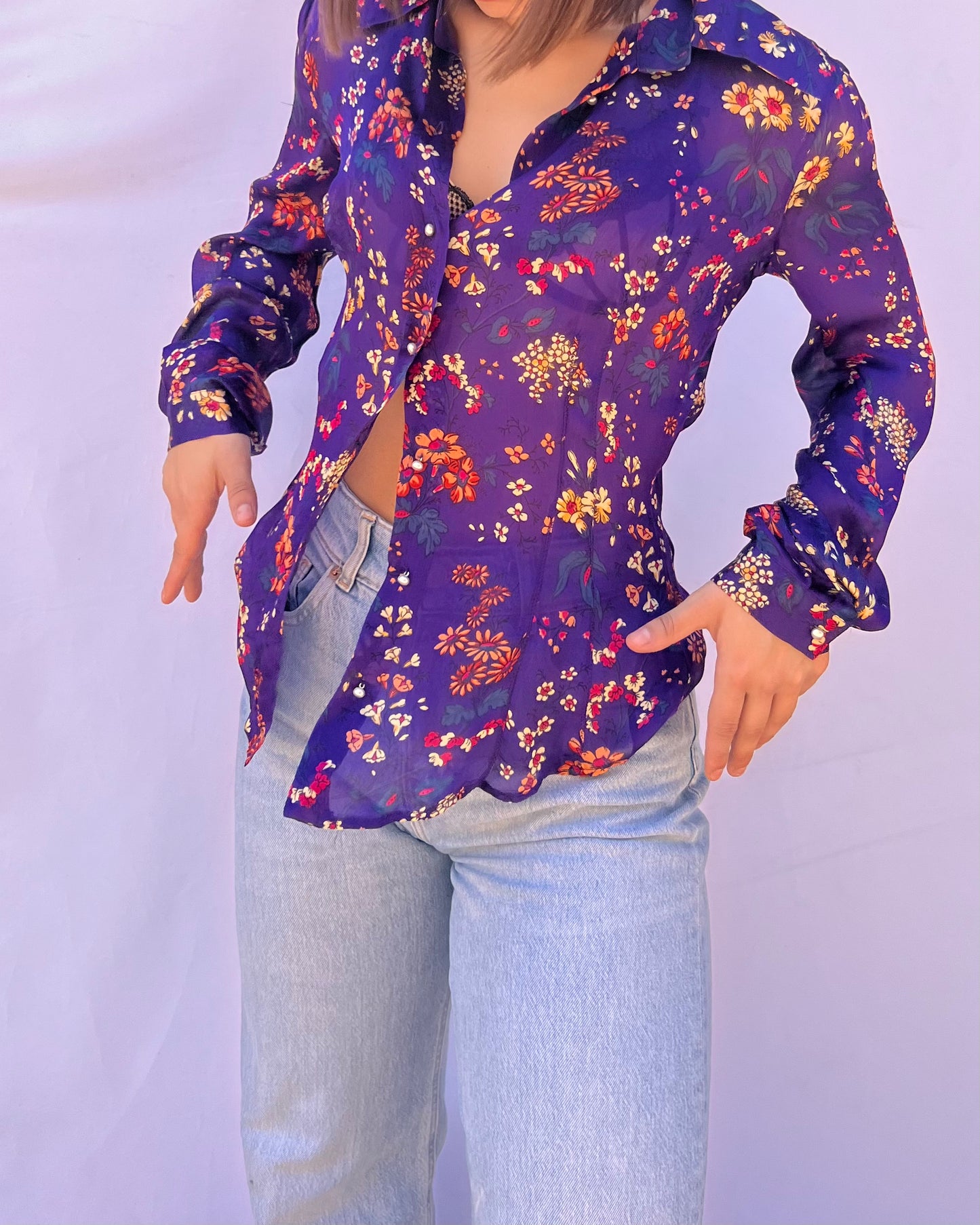 Camicia in seta Dolce e Gabbana vintage