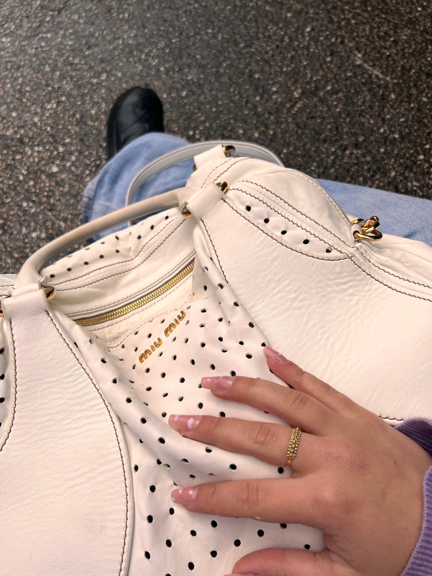 Maxi borsa Miu Miu
