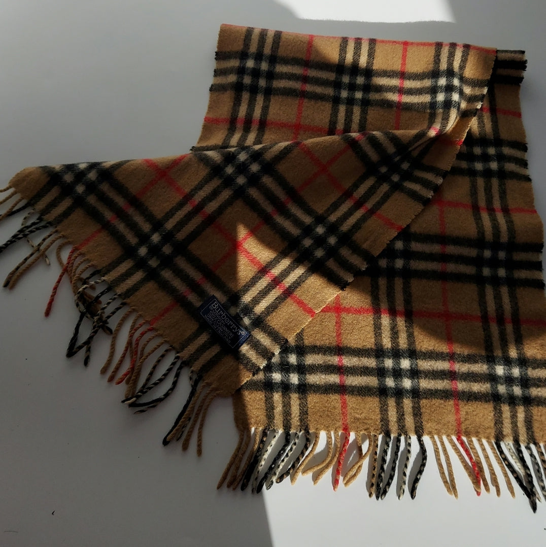 Burberry Vintage Sciarpa Burberry Lambswool Sciarpa Burberry