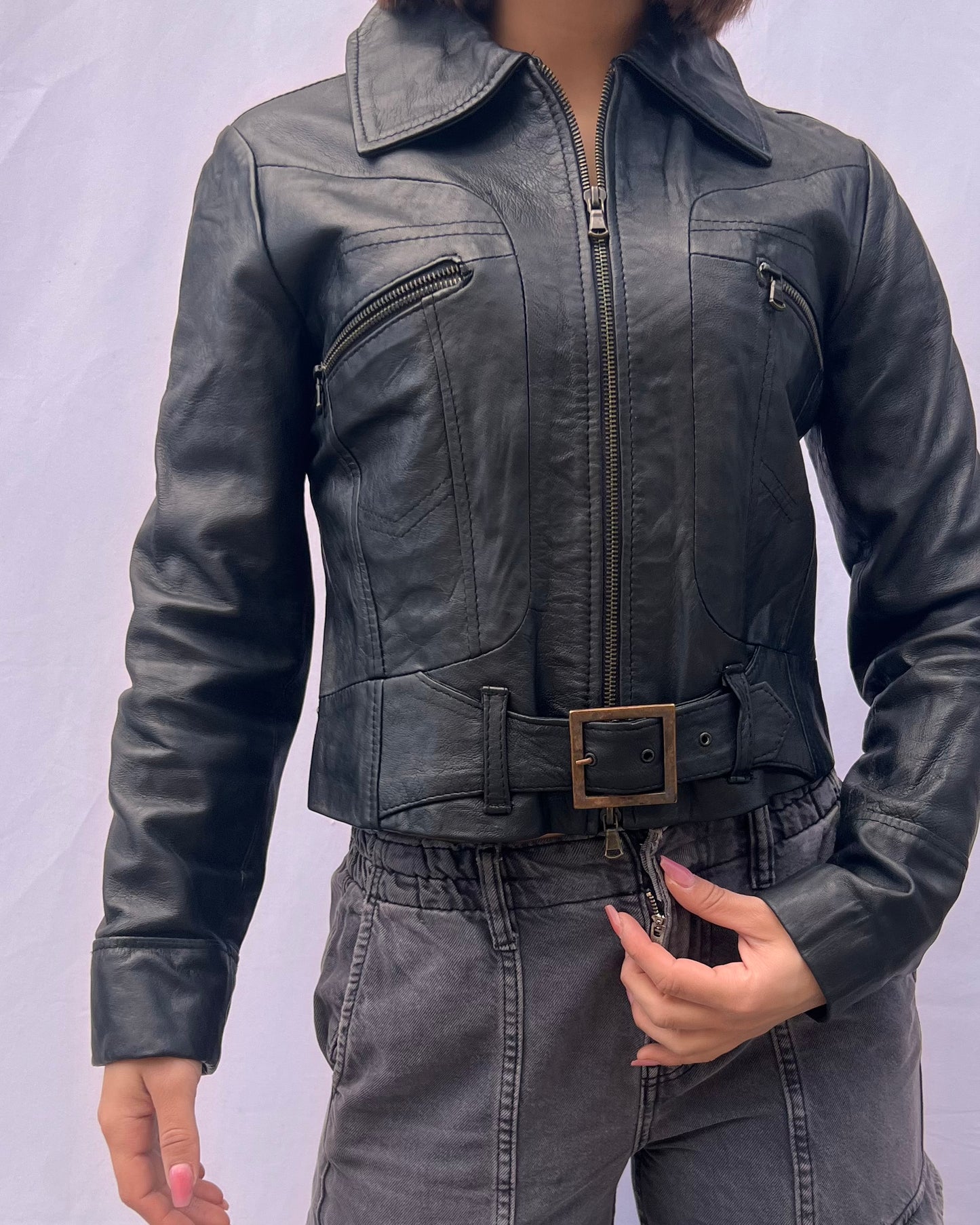 Giacca in pelle