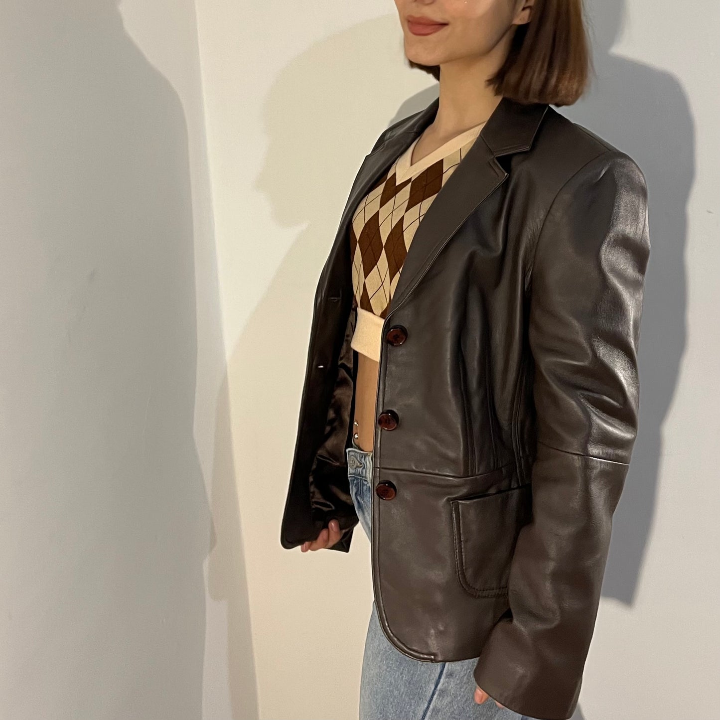 Giacca in vera pelle