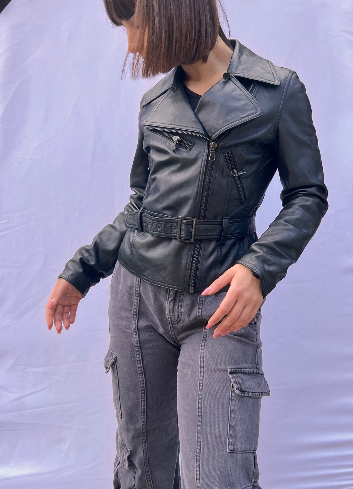 Chiodo in pelle