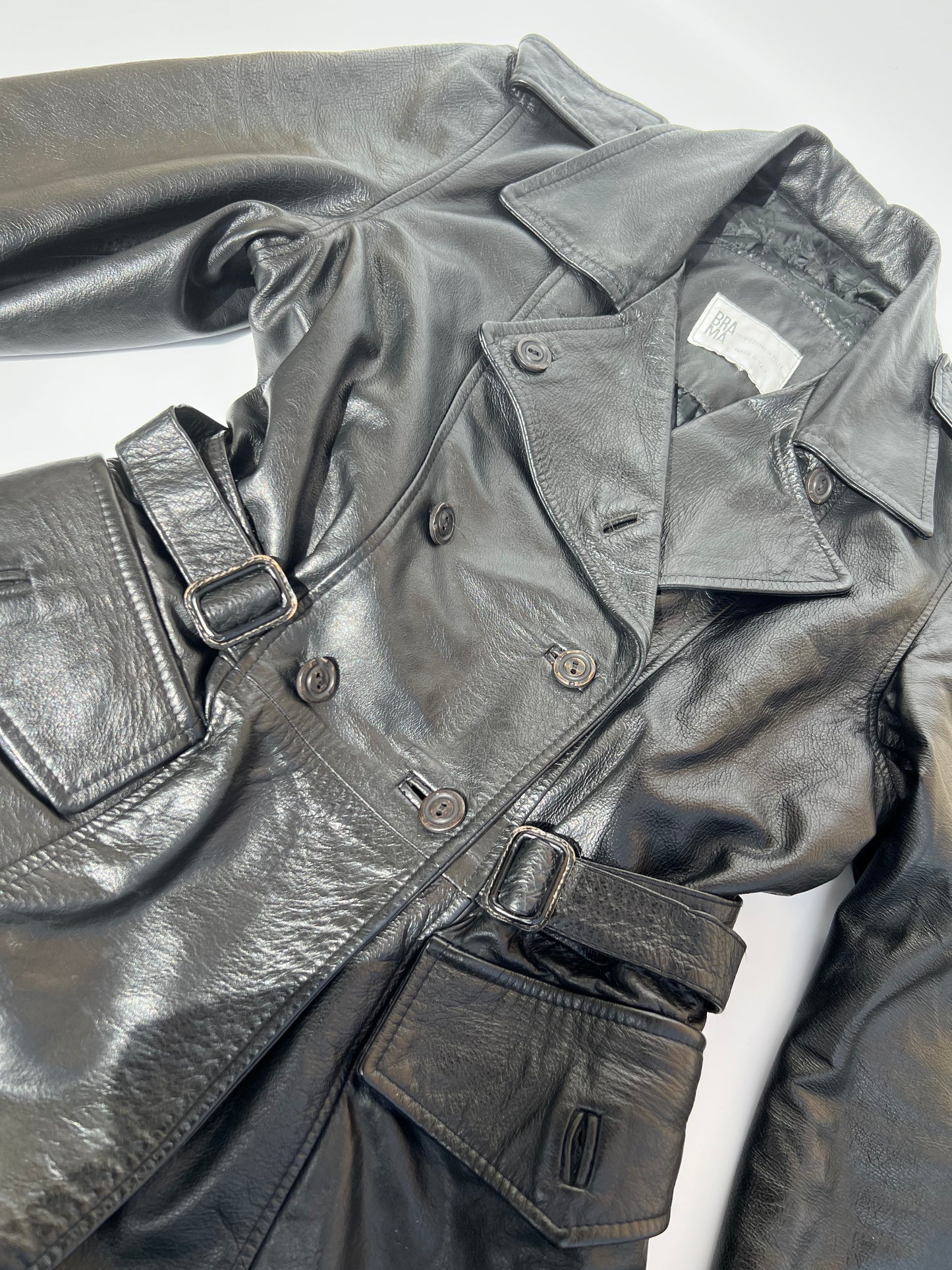 Trench in pelle