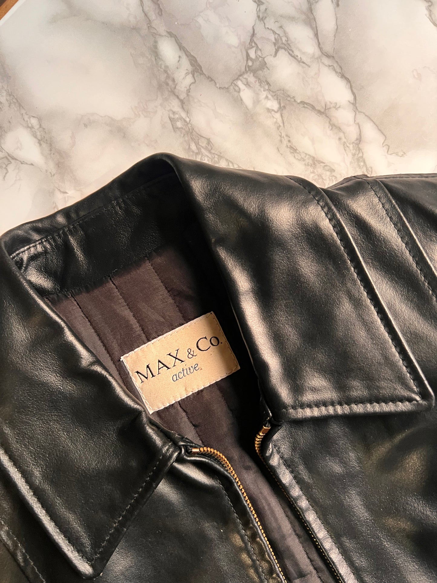 Giacca in pelle Max e Co