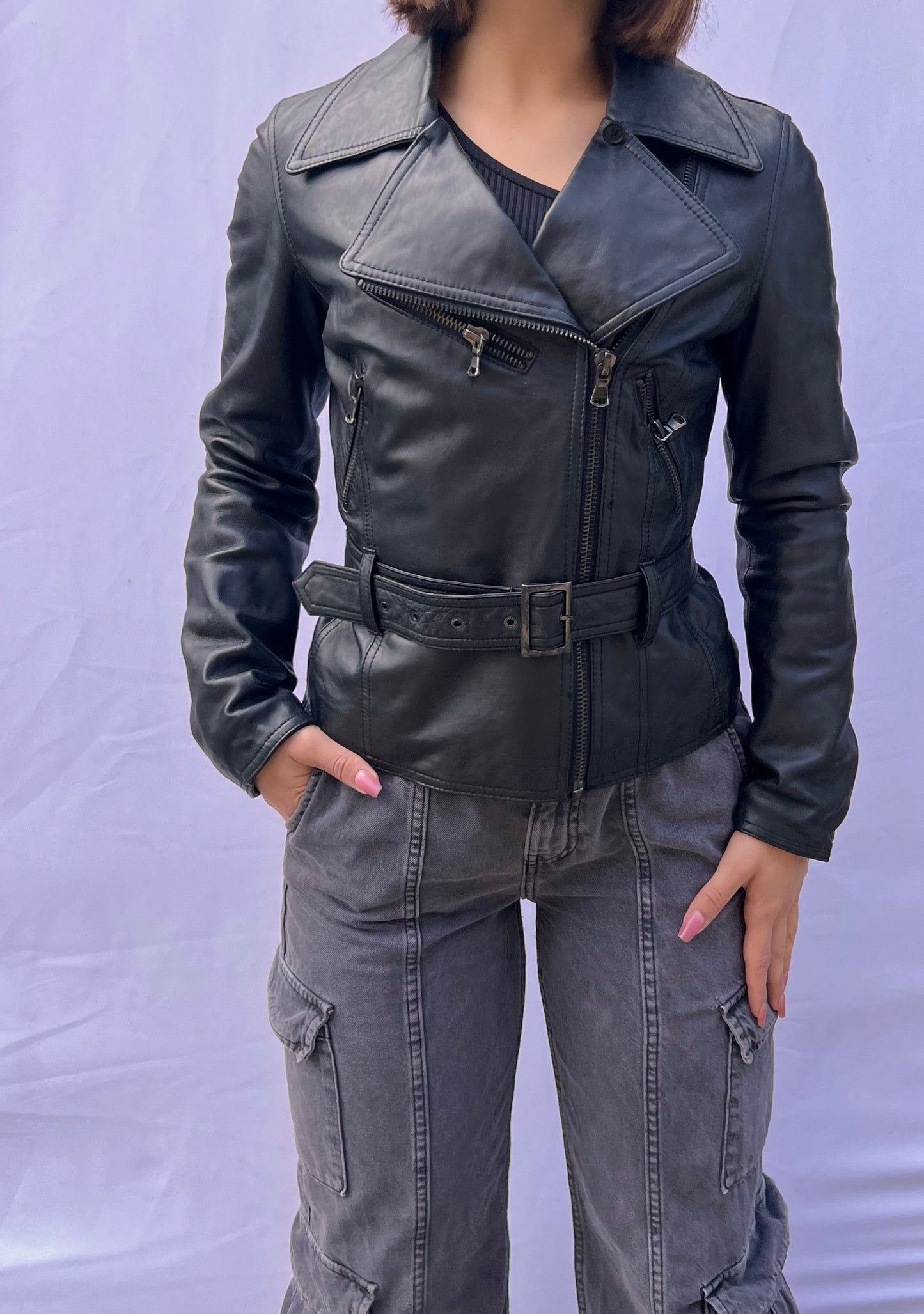 Chiodo in pelle