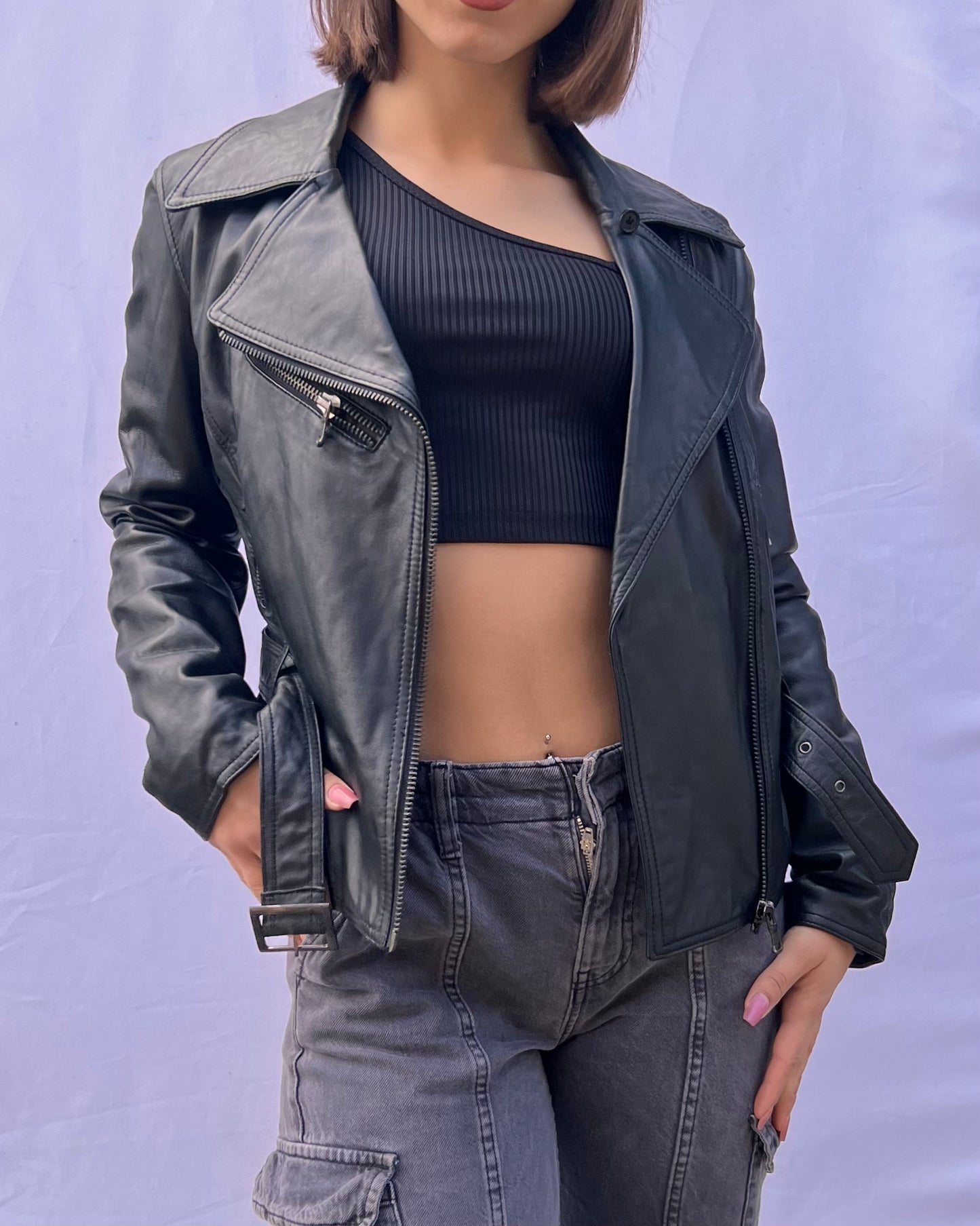 Chiodo in pelle