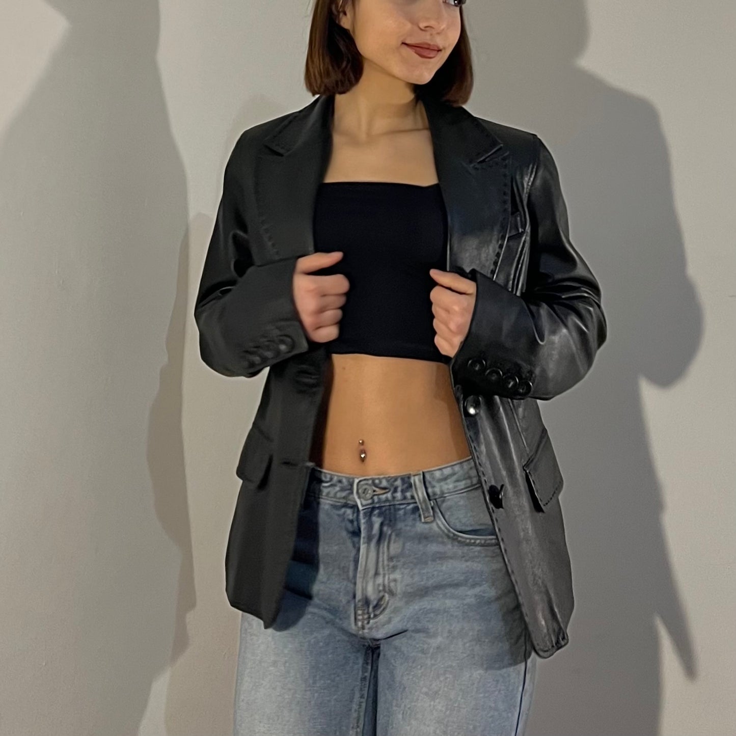 Giacca in vera pelle