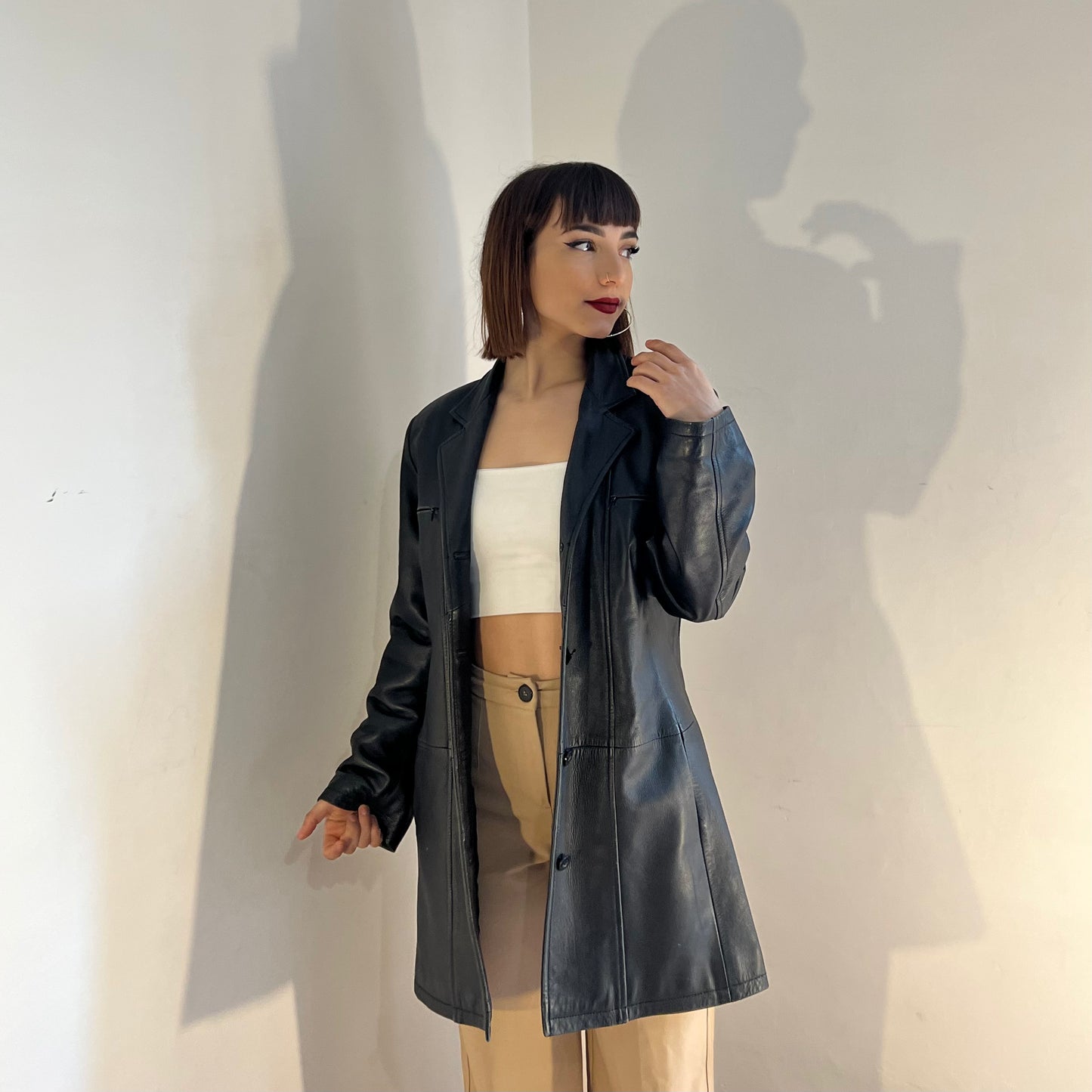 Giacca in pelle