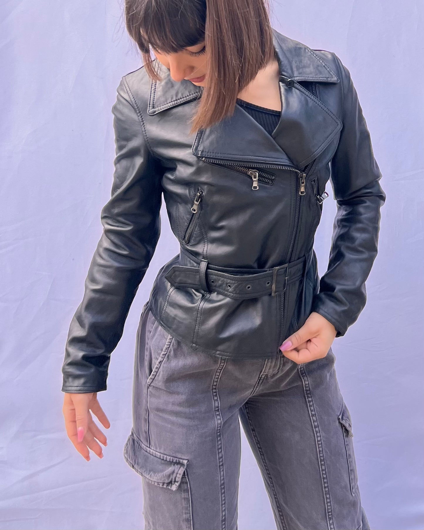 Chiodo in pelle