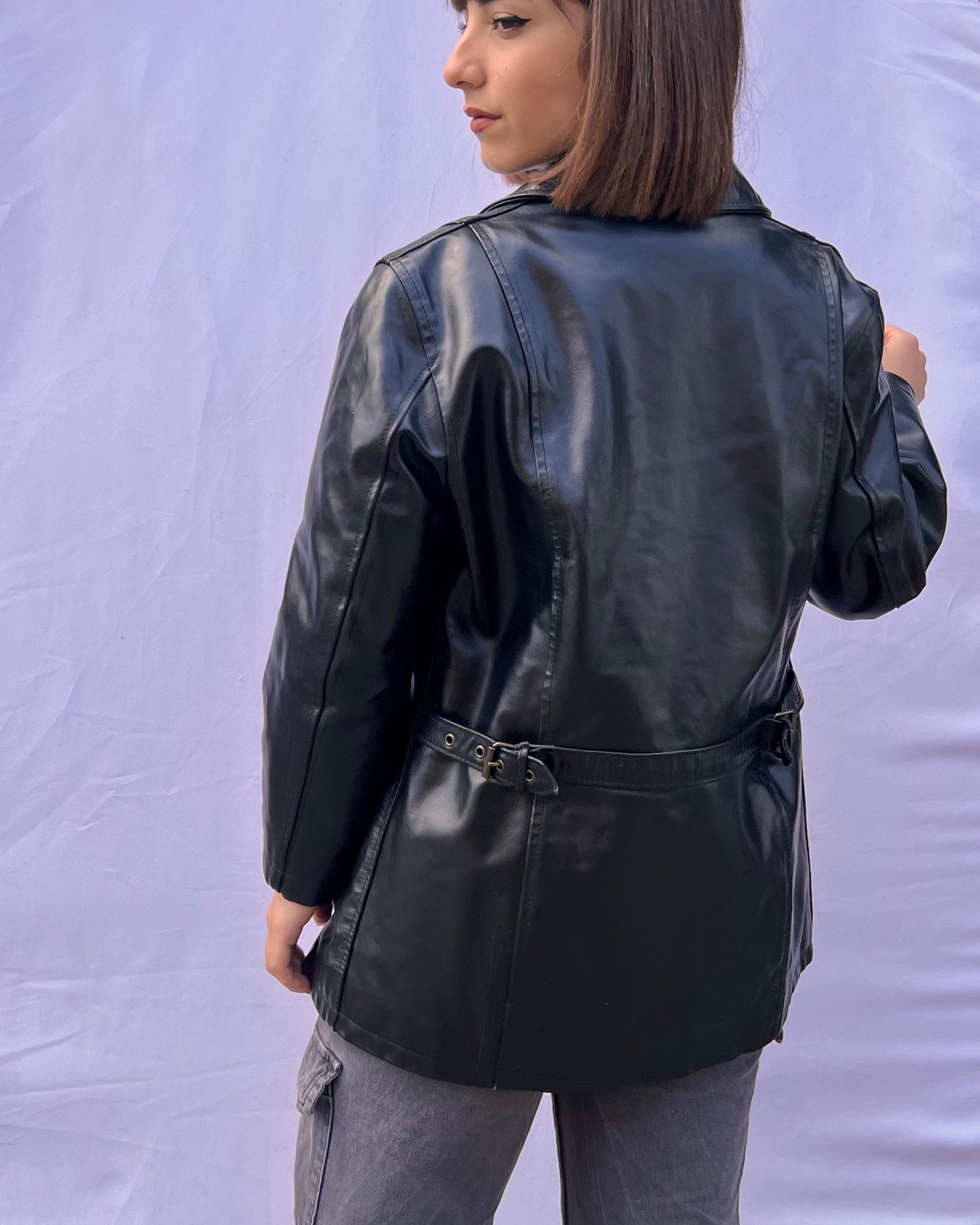 Giacca in pelle Max e Co