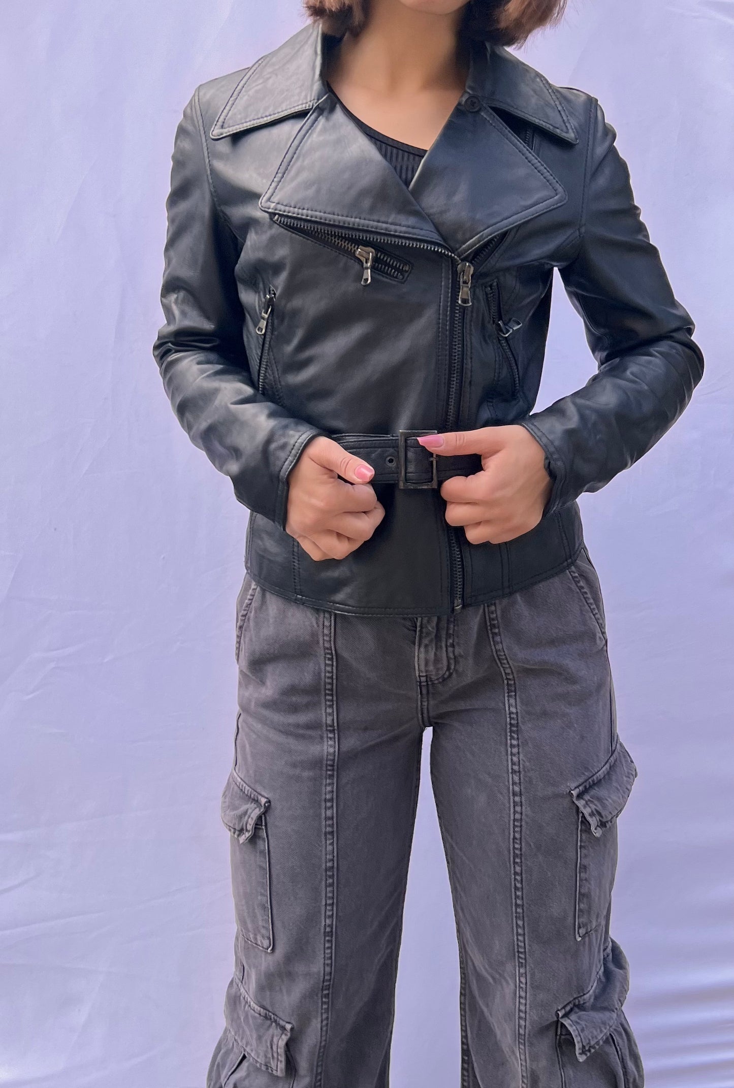 Chiodo in pelle