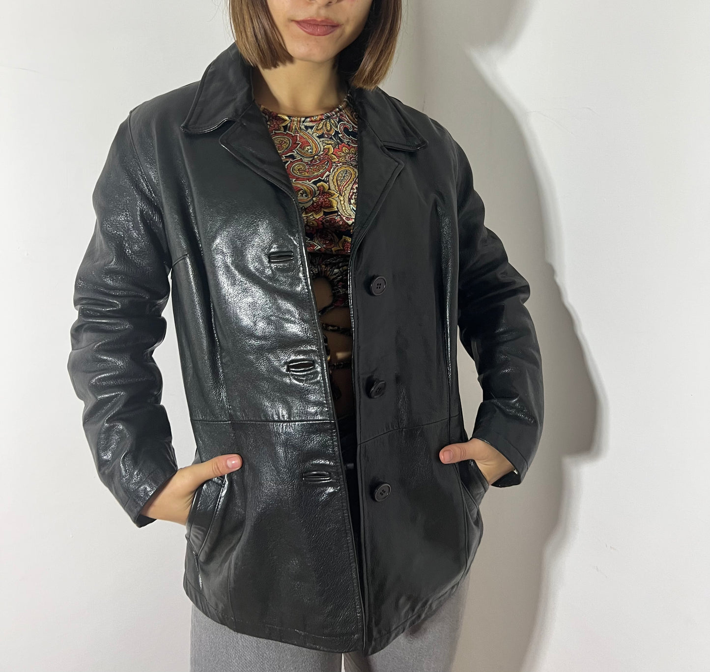Giacca in vera pelle