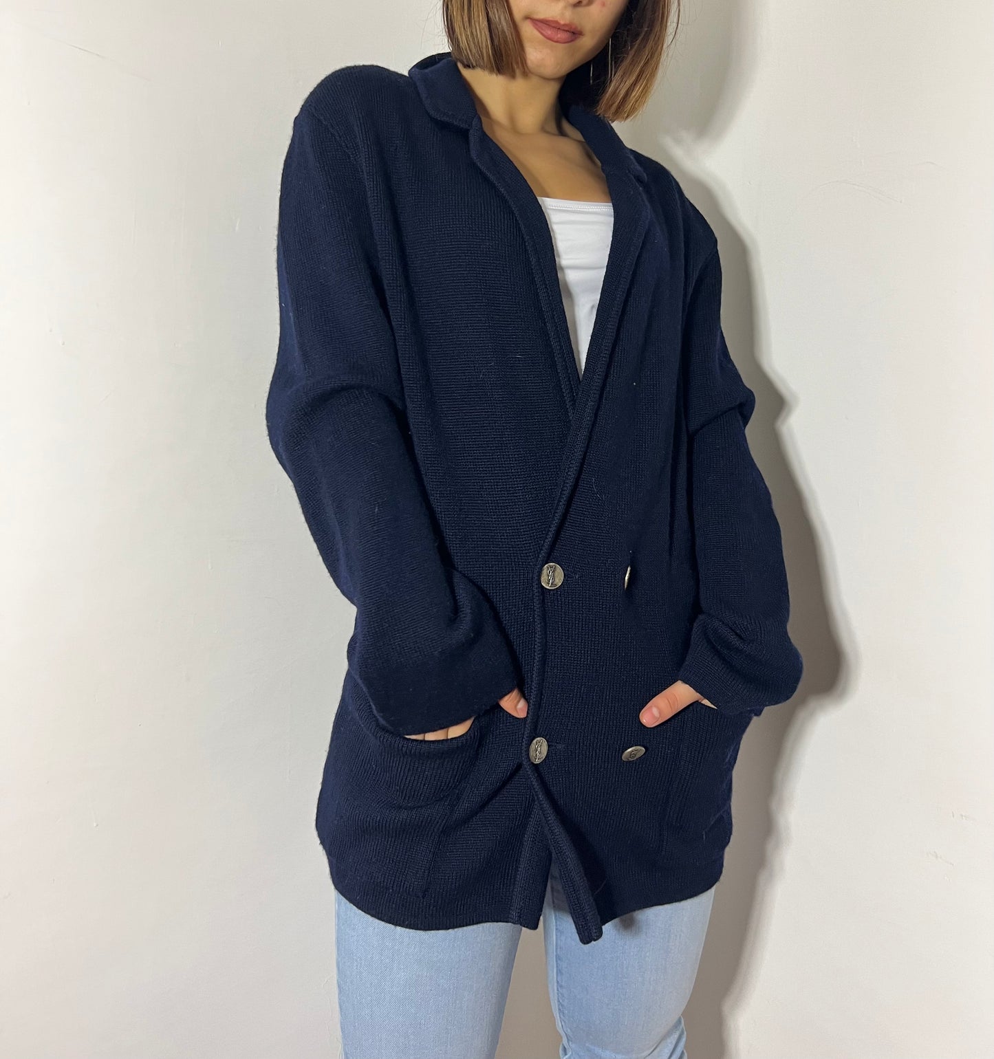 Maxi cardigan Yves Saint Laurent vintage