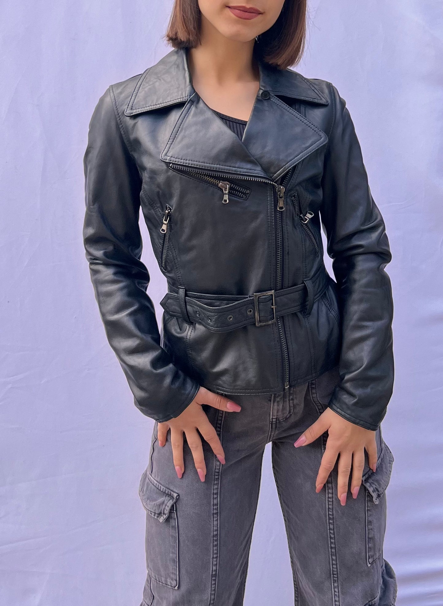 Chiodo in pelle