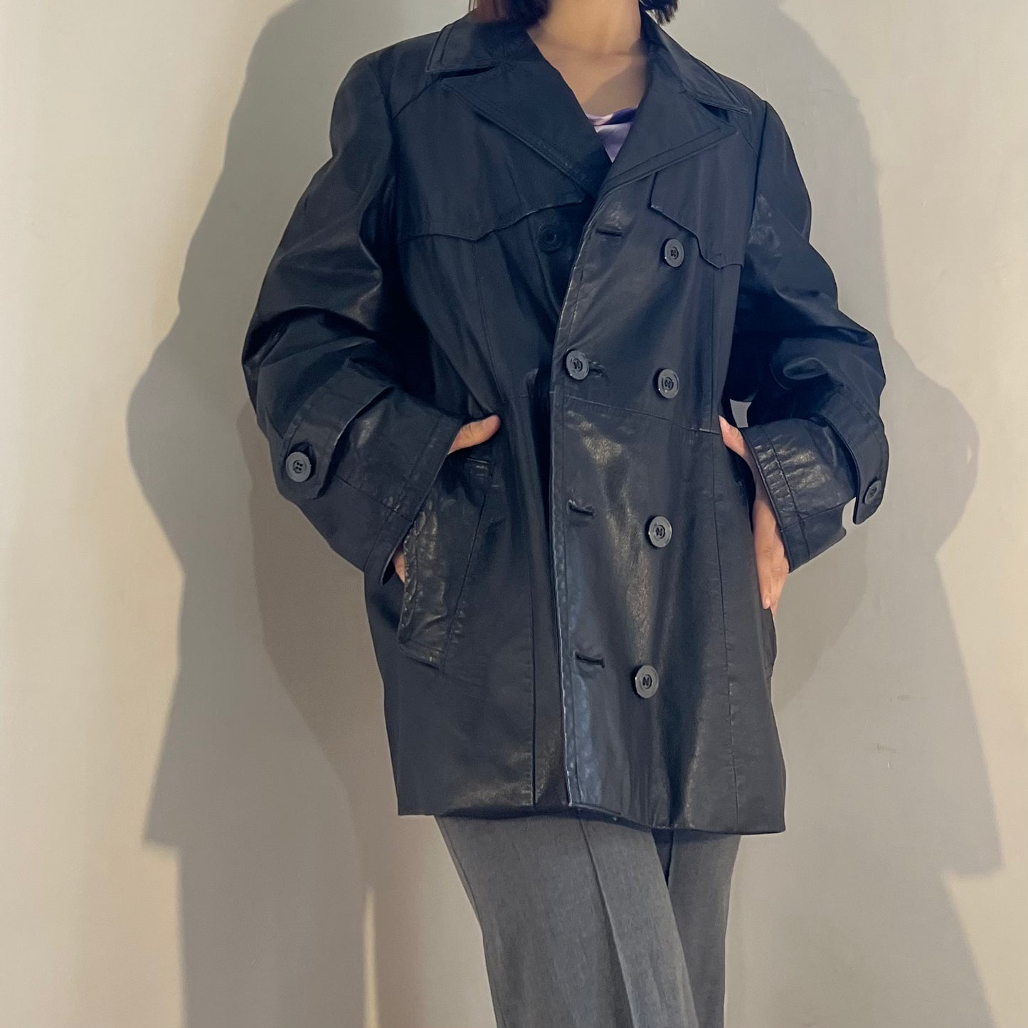 Giacca in pelle
