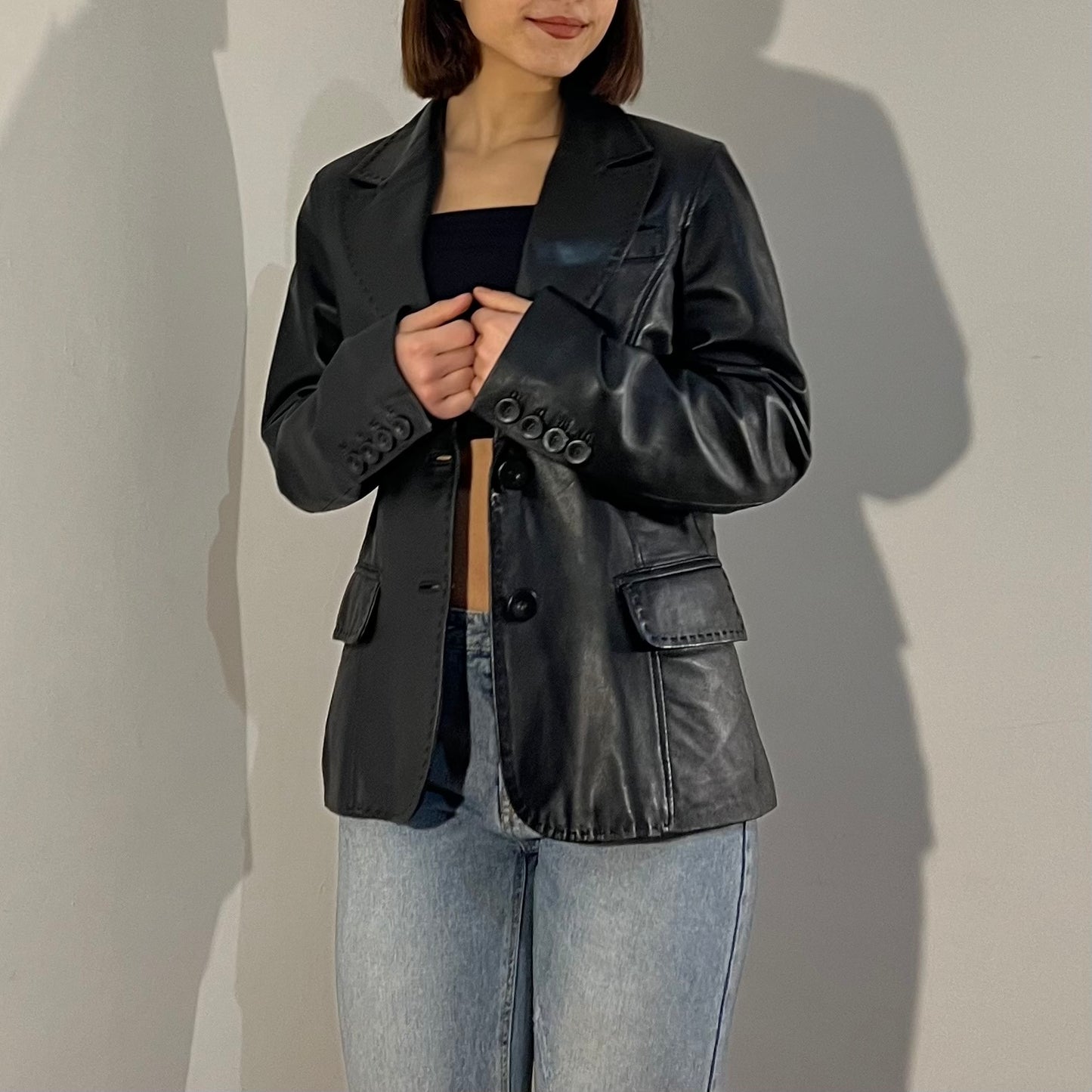 Giacca in vera pelle