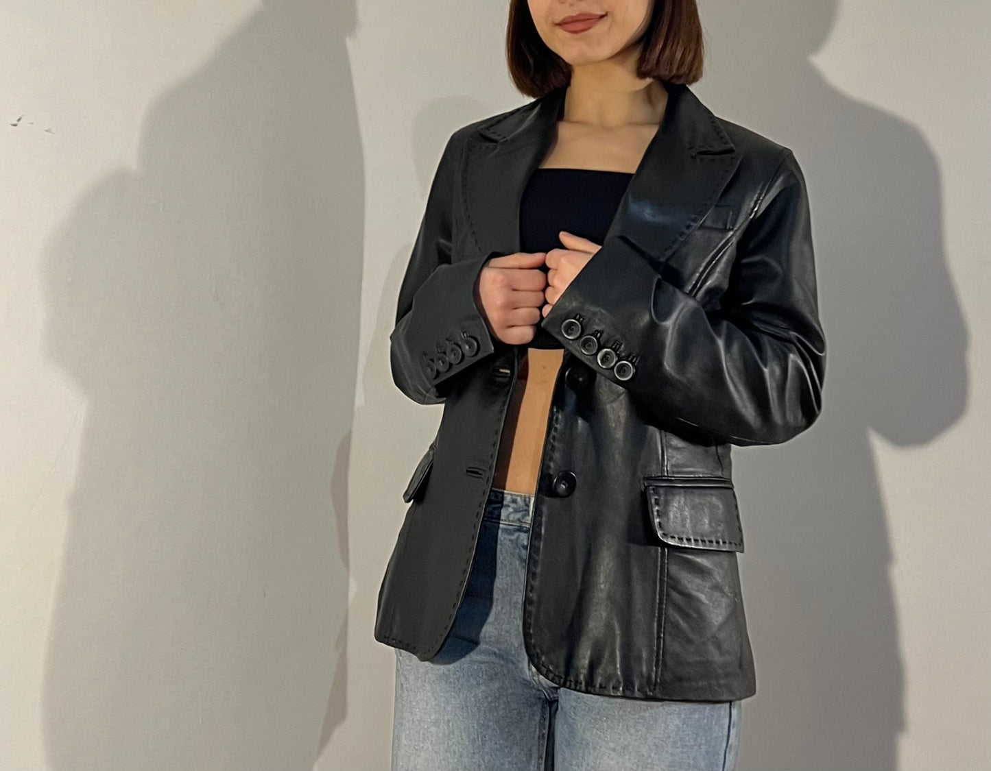 Giacca in vera pelle