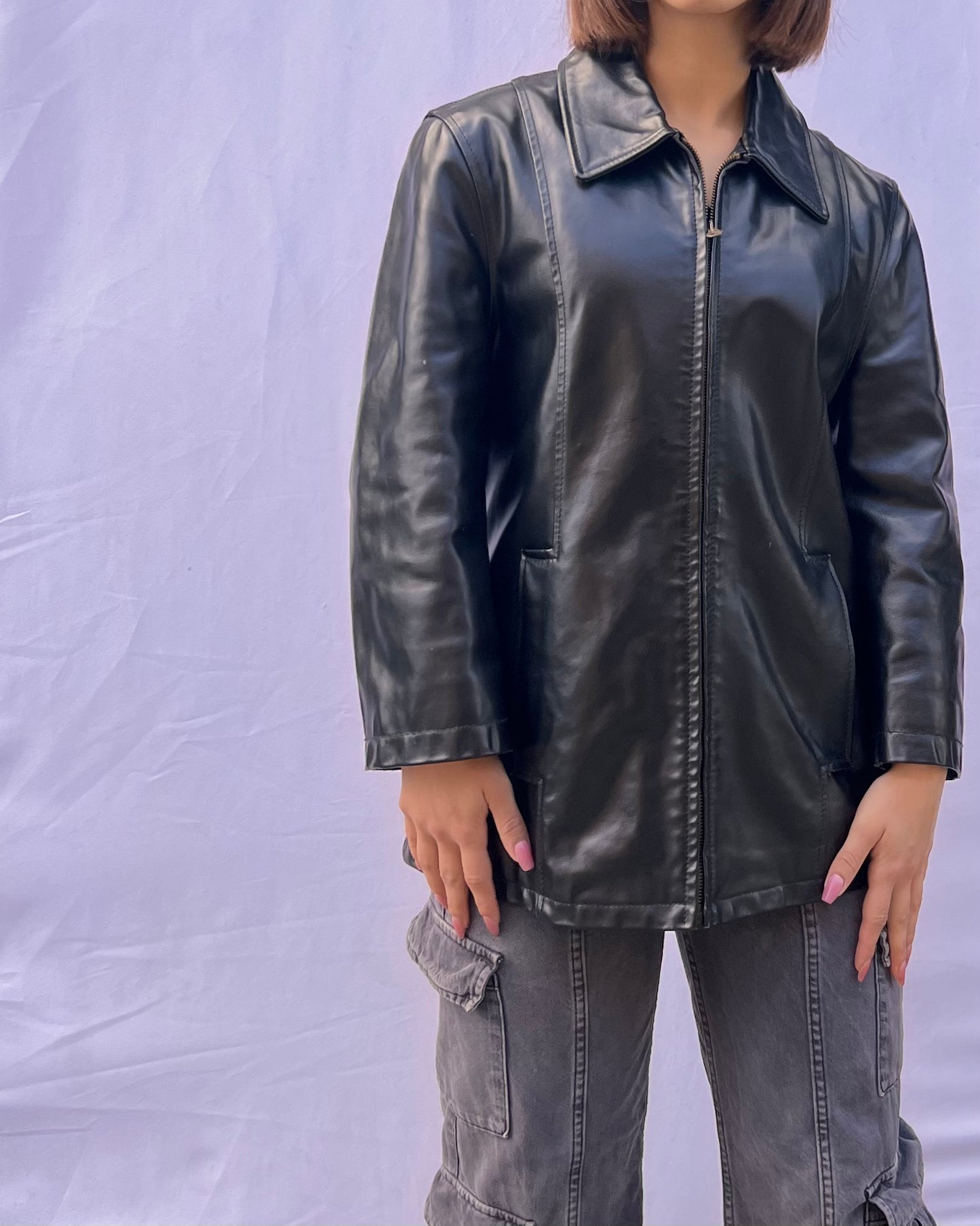 Giacca in pelle Max e Co