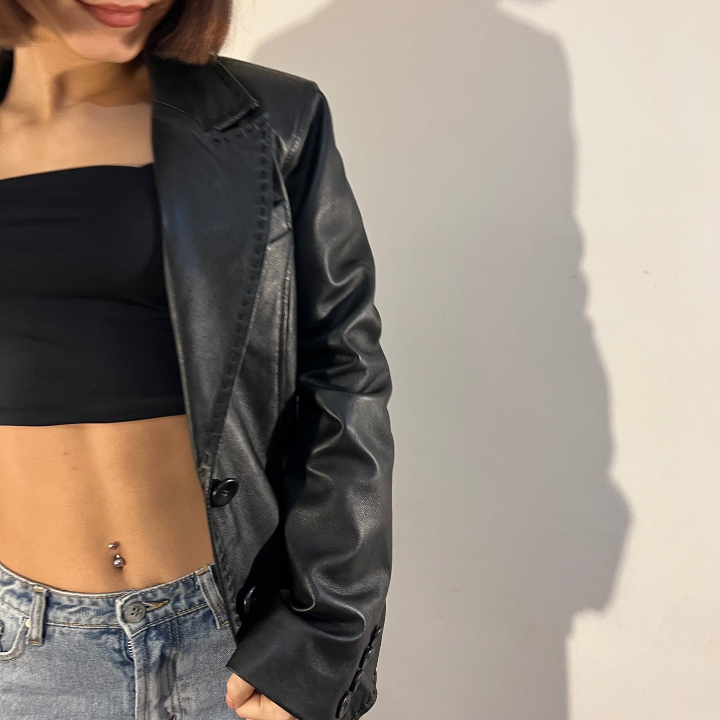 Giacca in vera pelle