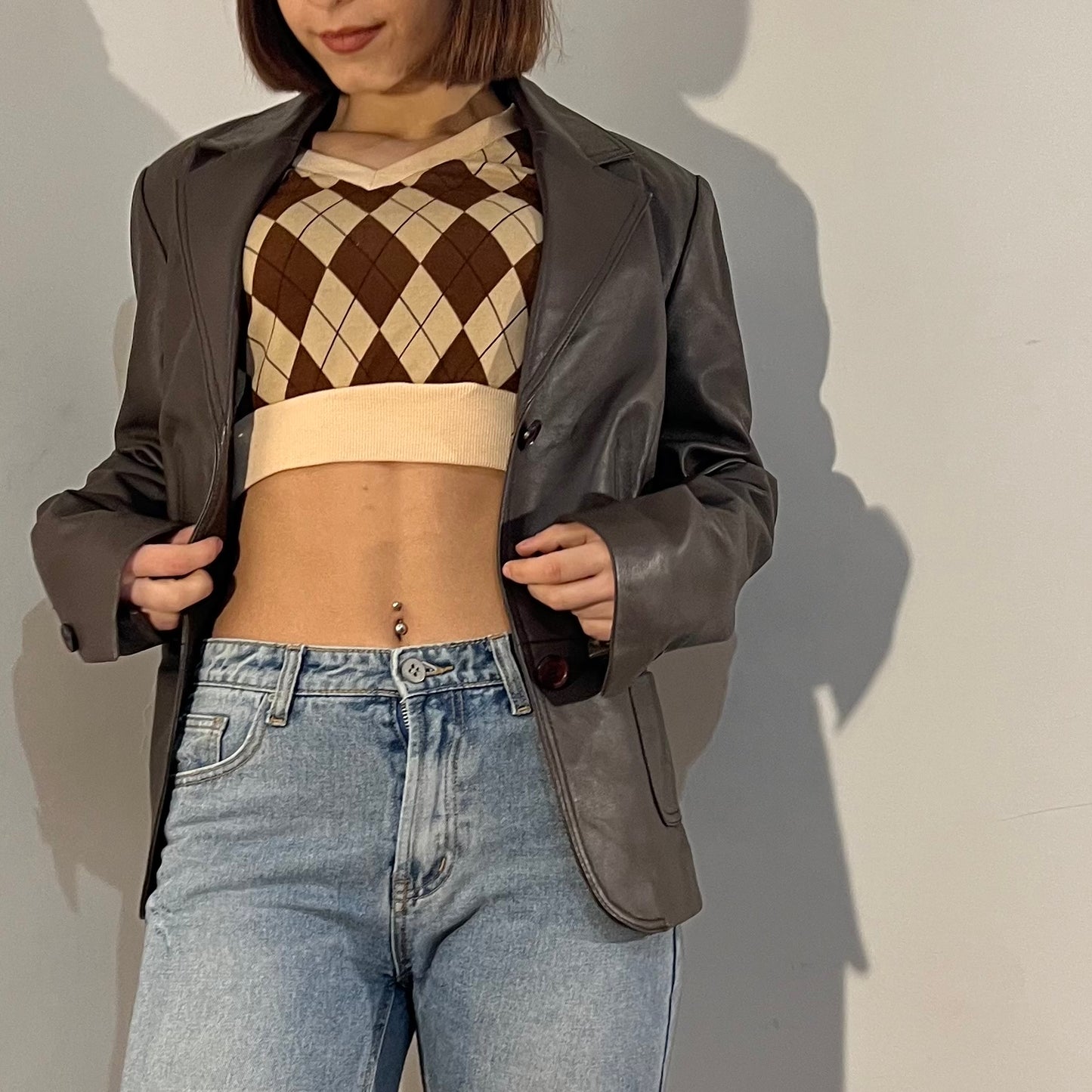 Giacca in vera pelle