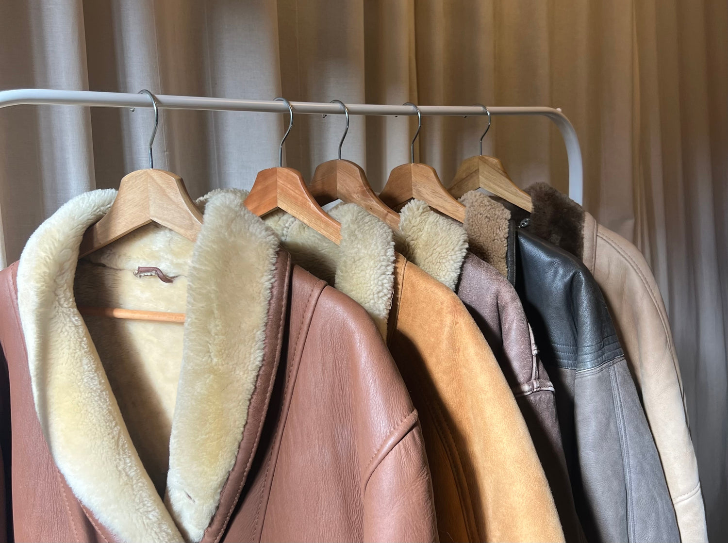 Shearling e giacche in pelle