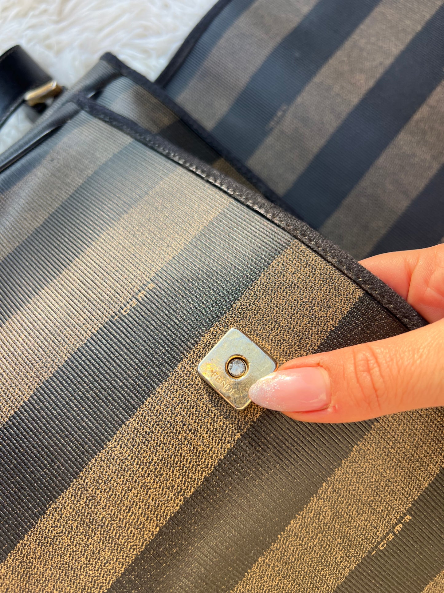 Fendi crossbody pecan