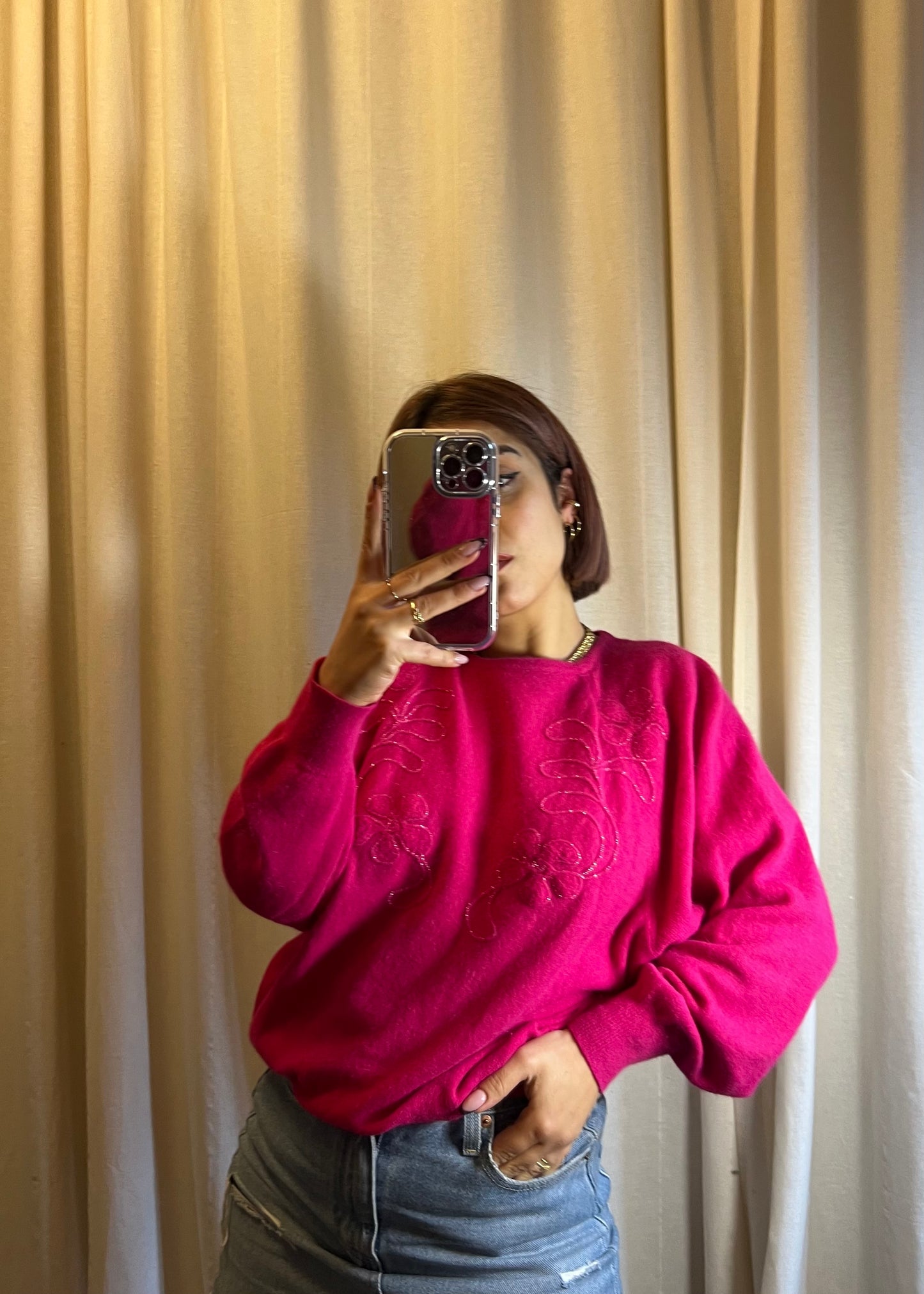 maglione in lana di angora