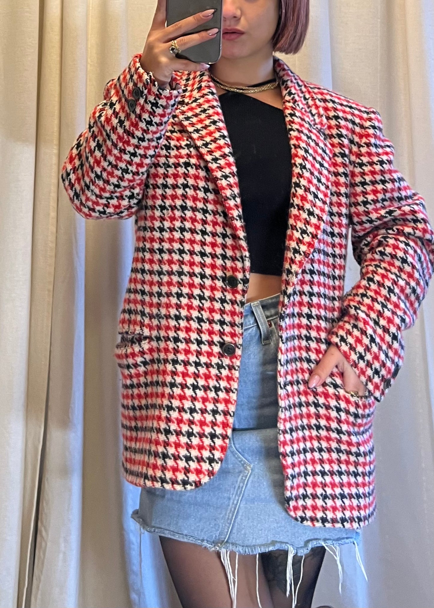 Blazer vintage in lana