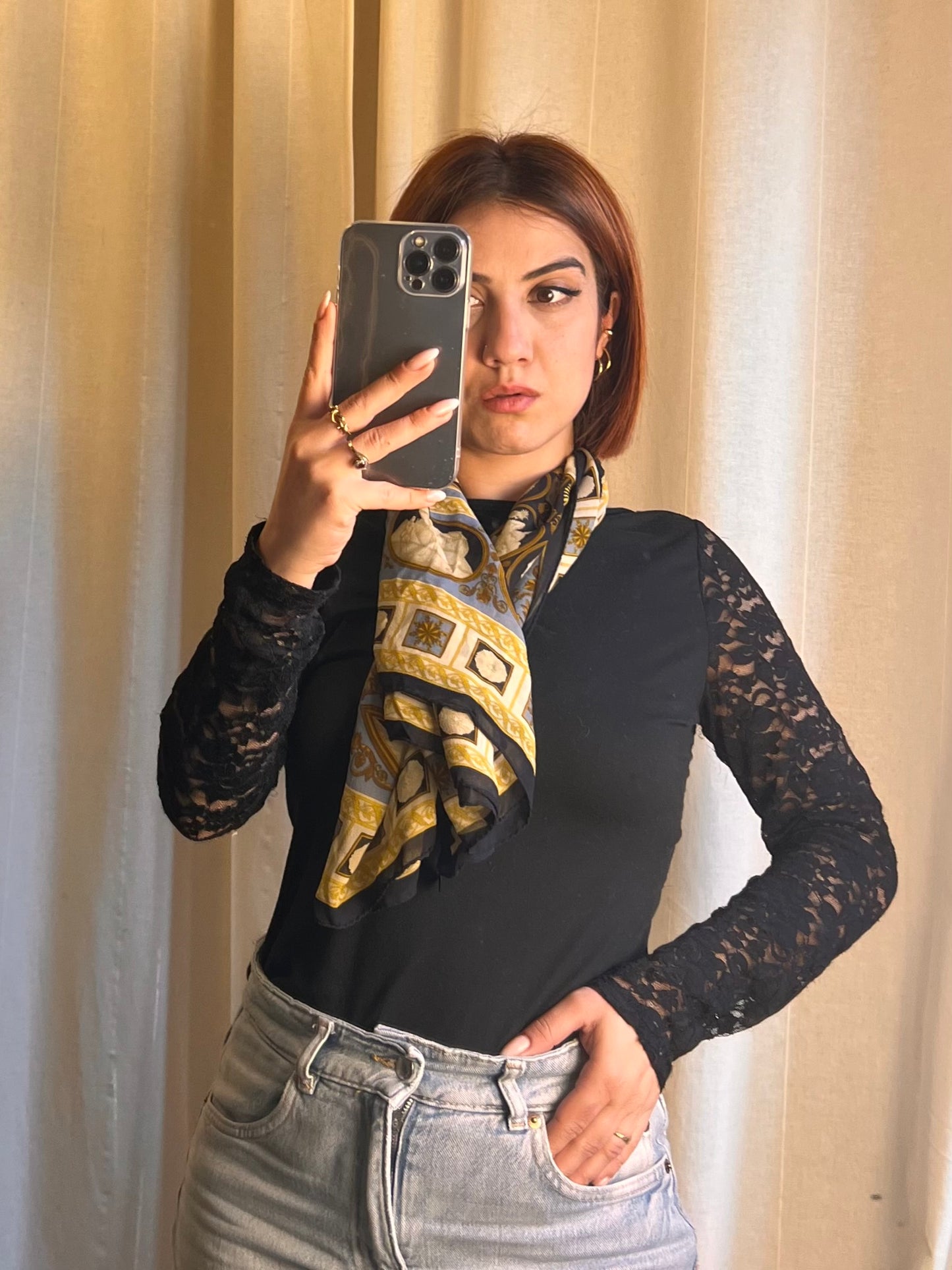 Foulard Etro in Seta – Collezione "Cammei" (90x90)