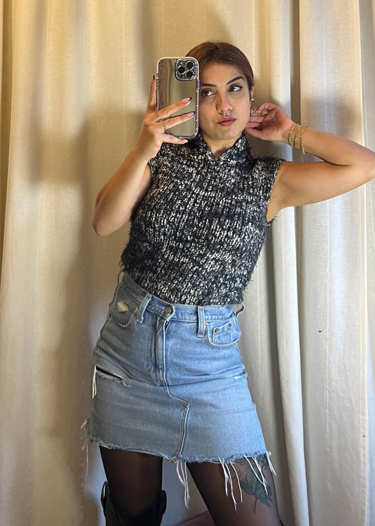 maglione smanicato sartoriale