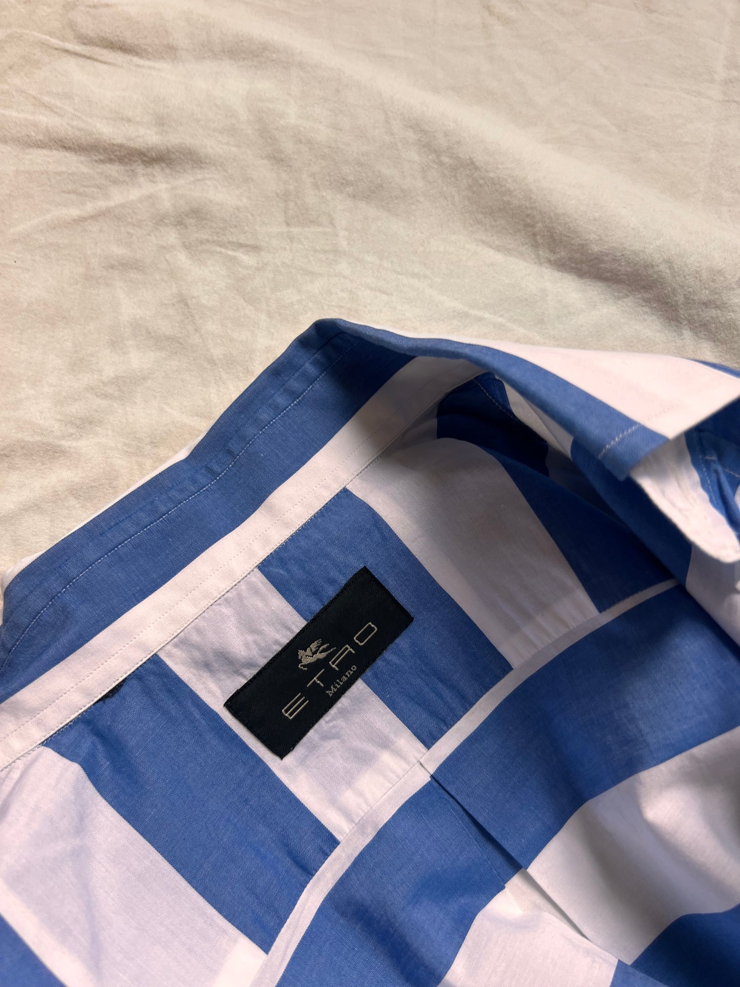 Camicia ETRO Milano - Righe Maxi Azzurre e Bianche
