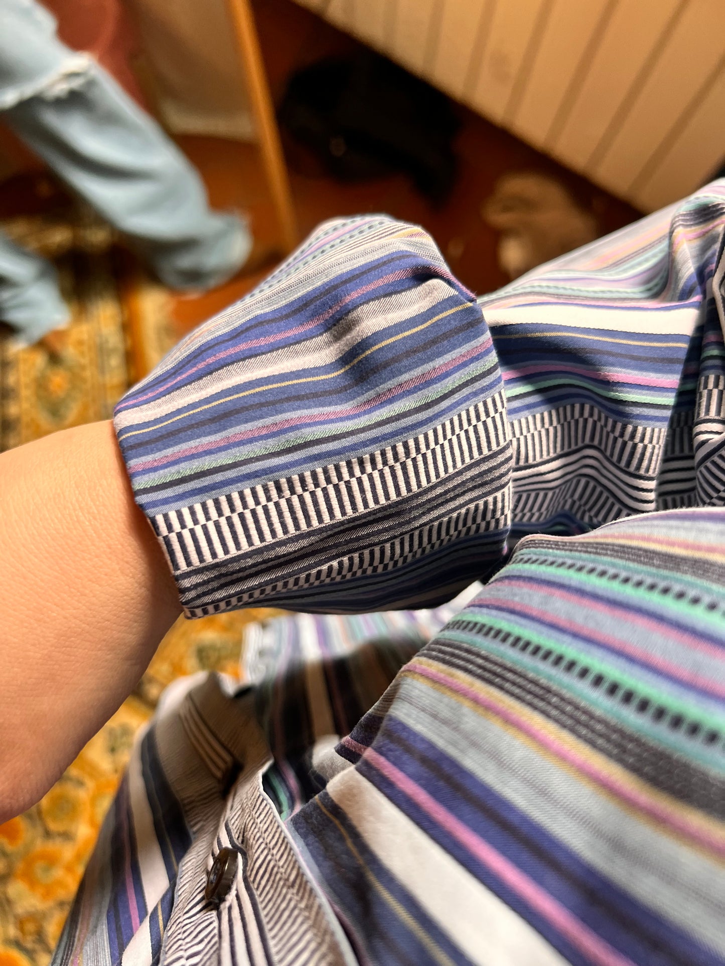 Etro Milano – Camicia a Righe Multicolor (Made in Italy)