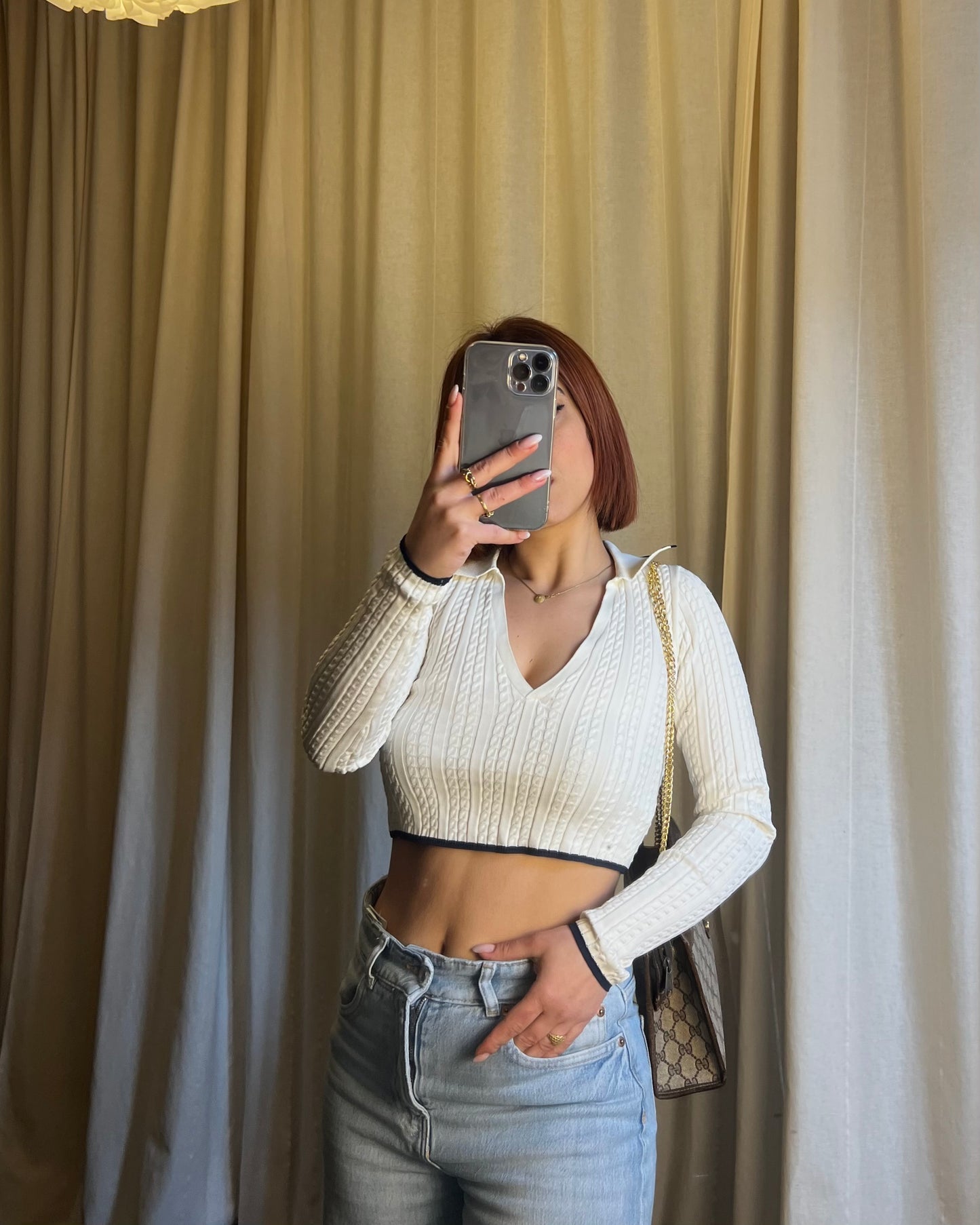 Clutch Gucci Vintage "Ophidia" in Tela Monogram GG - Anni '80