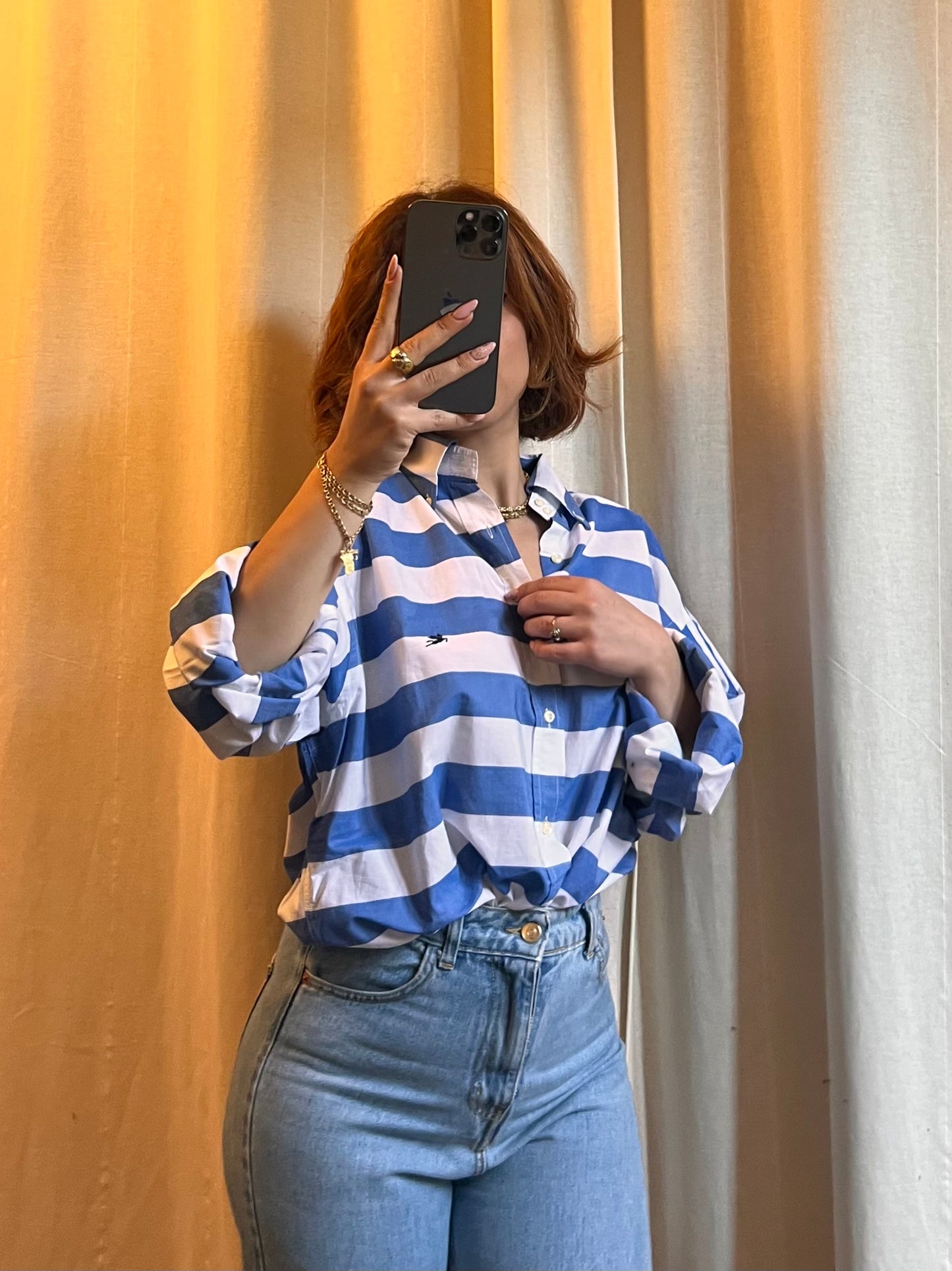 Camicia ETRO Milano - Righe Maxi Azzurre e Bianche