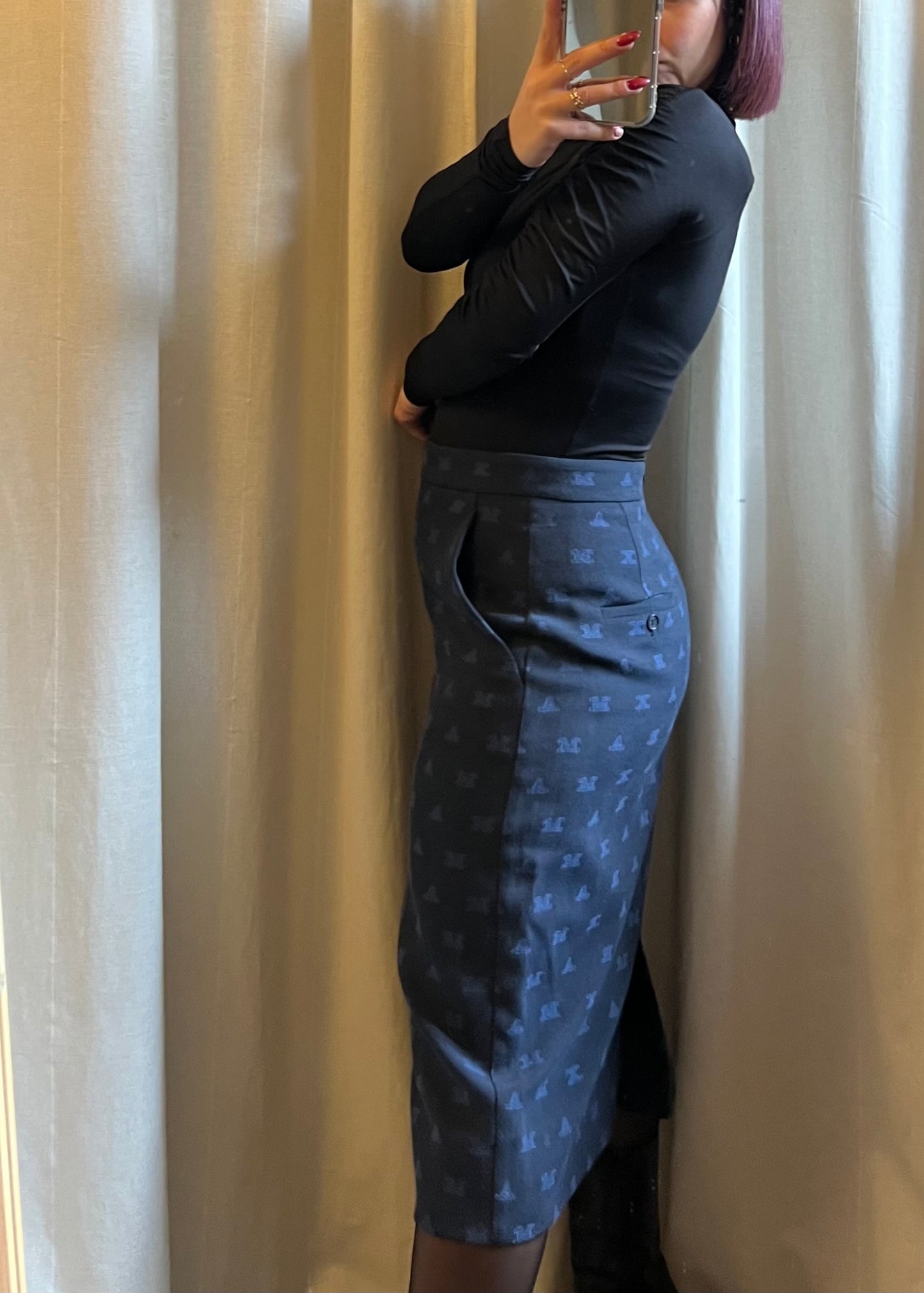 Gonna Max Mara monogram