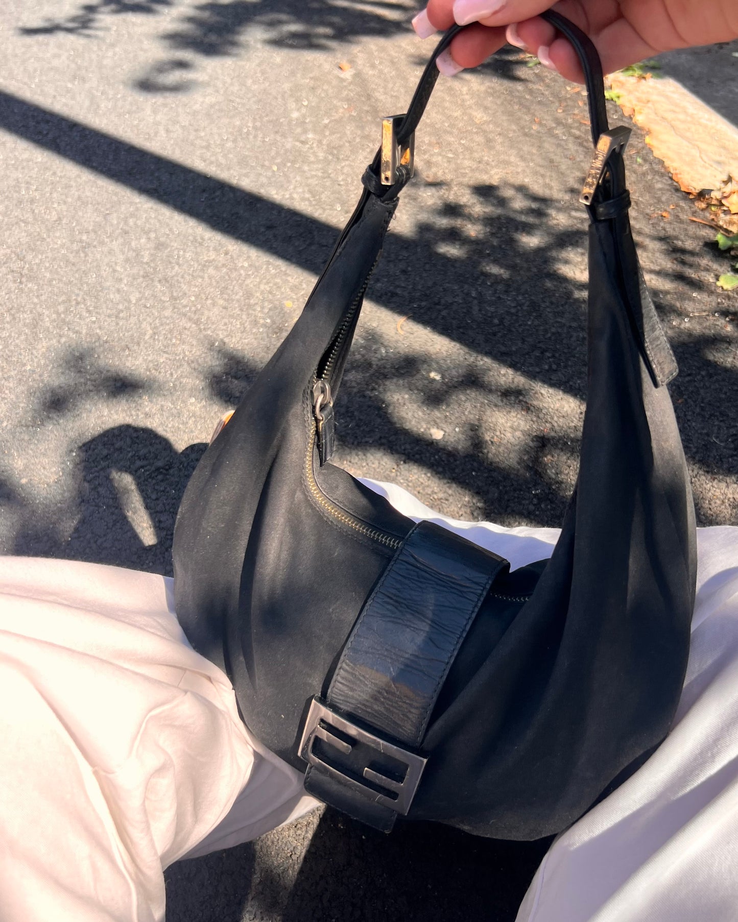 Borsa fendi croissant vintage