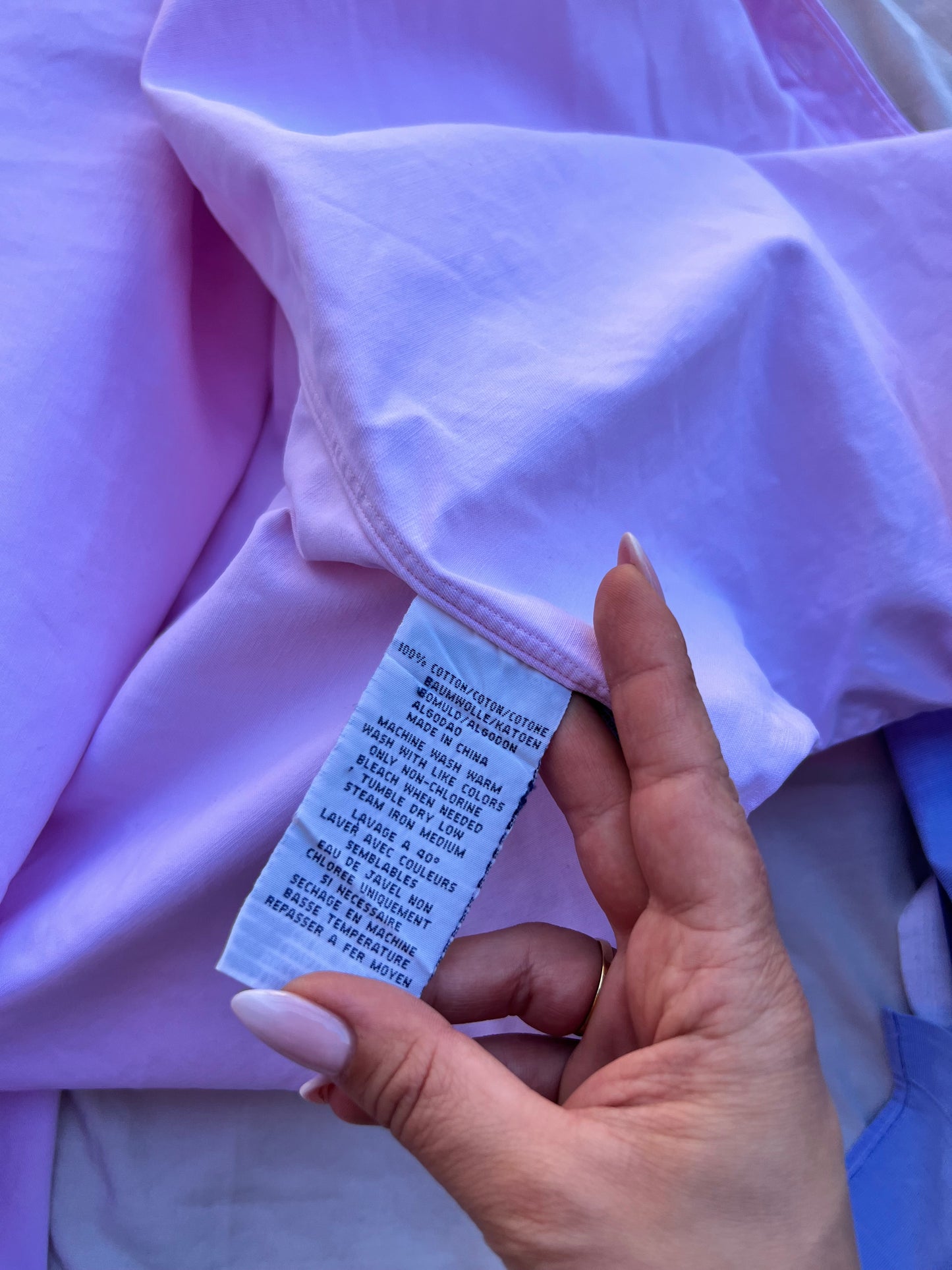 Camicia Polo Ralph Lauren Oversize – Rosa Pastello