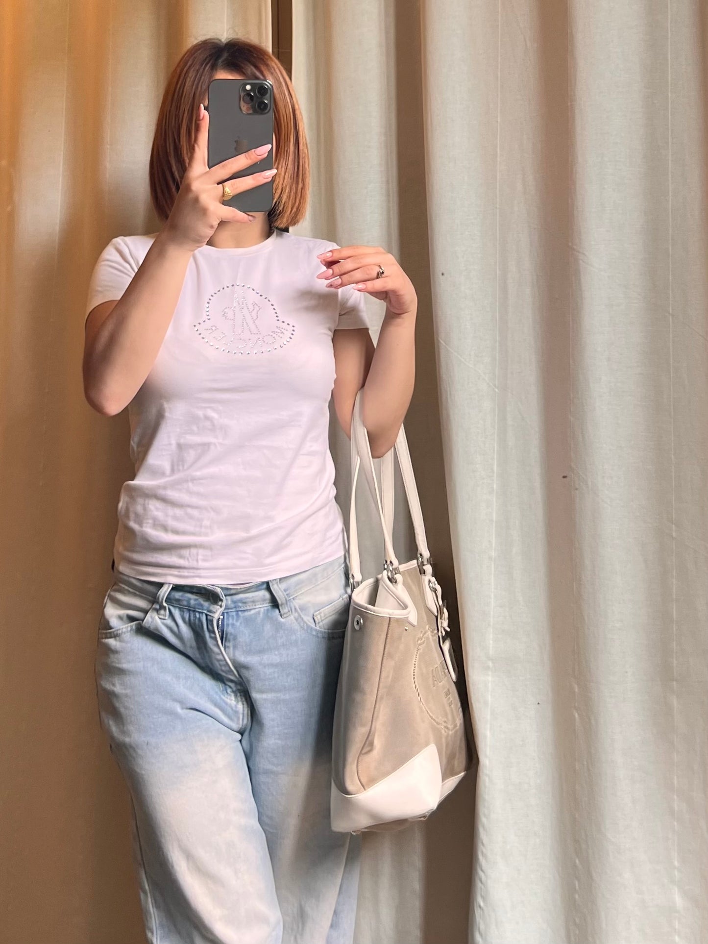 Prada Logo Jacquard Tote – Canvas & Leather