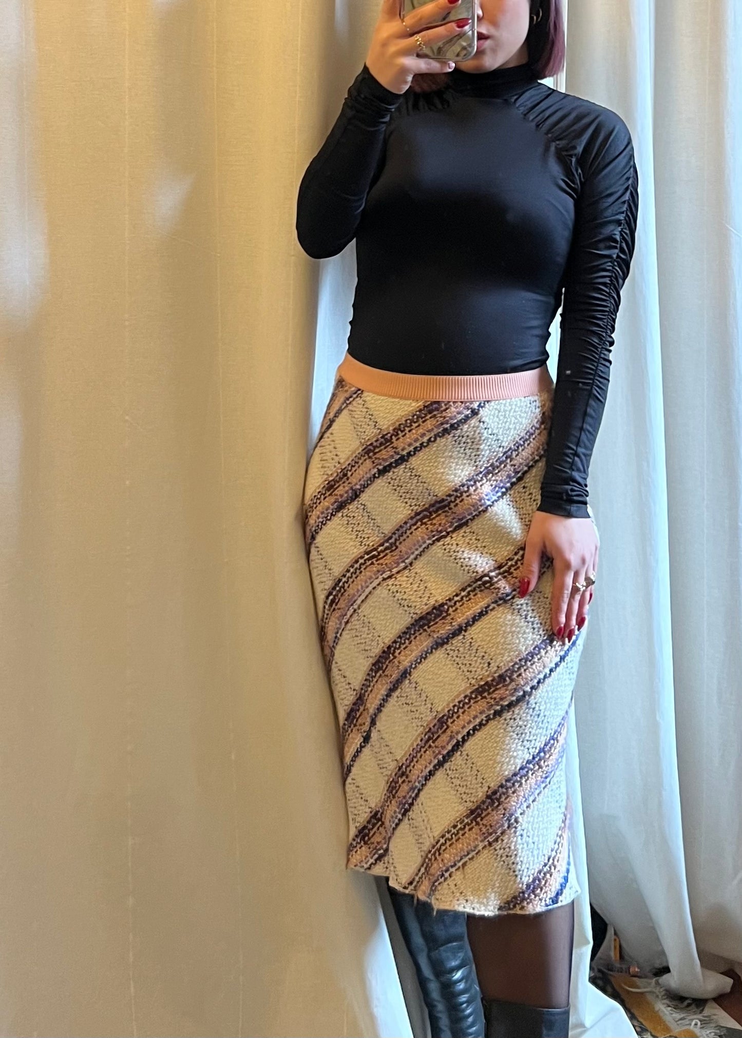 Gonna Miu Miu in lana vergine