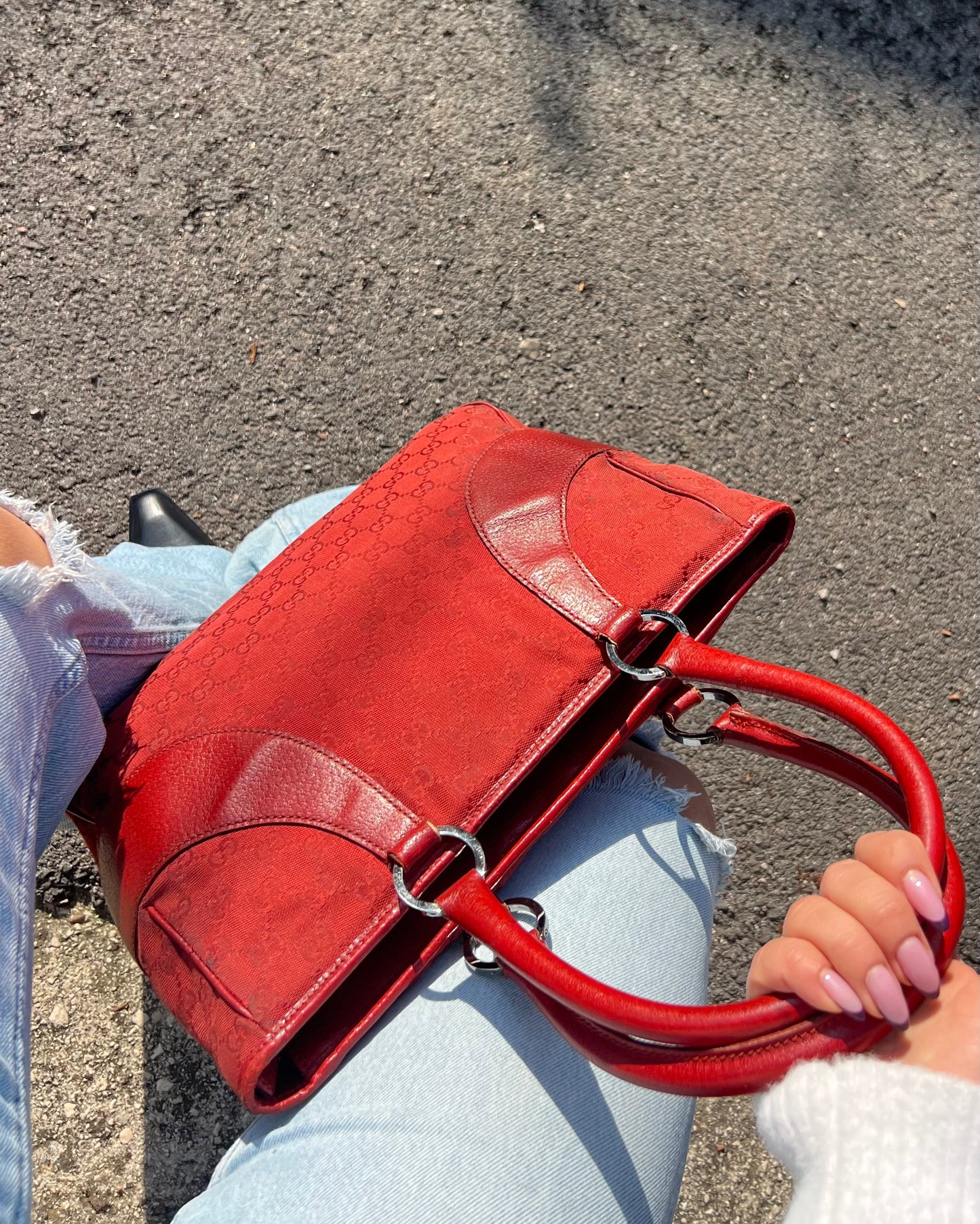 Shopper gucci rossa