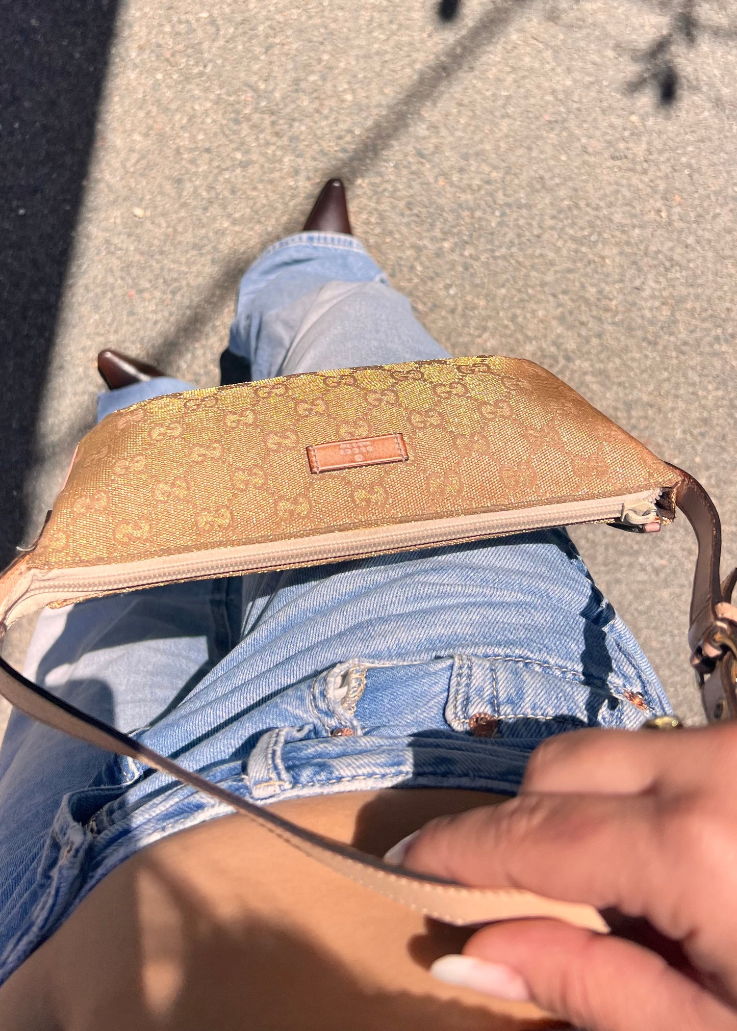 Baguette gucci  GG Canvas Edizione Speciale Cangiante