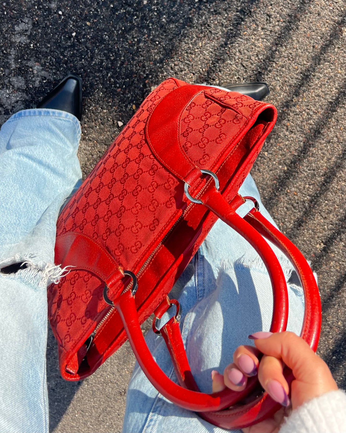 Shopper gucci rossa