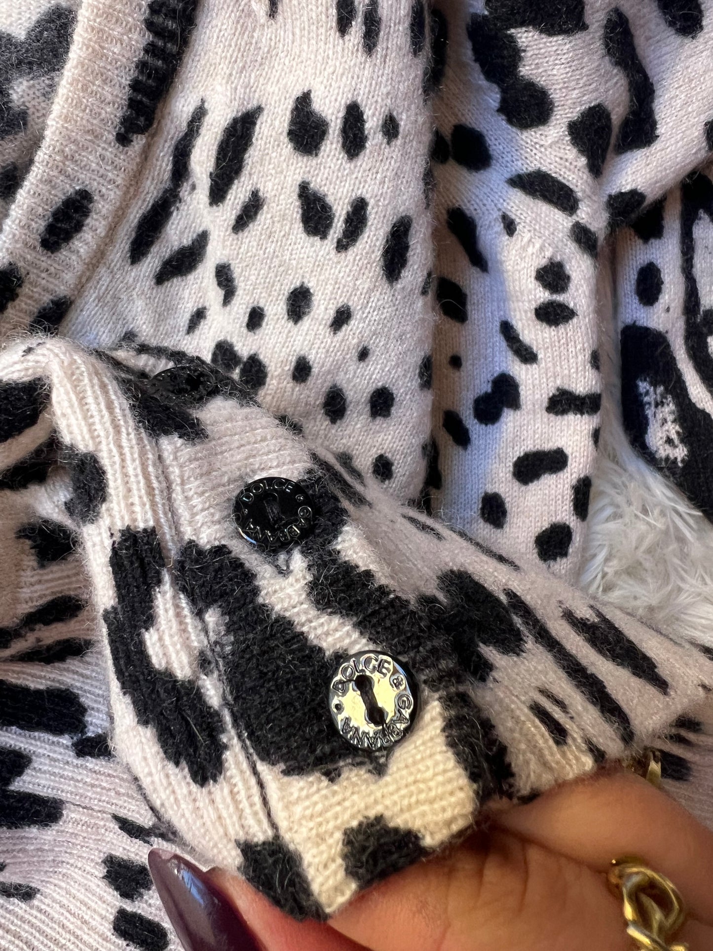 Cardigan D&G in cashmere