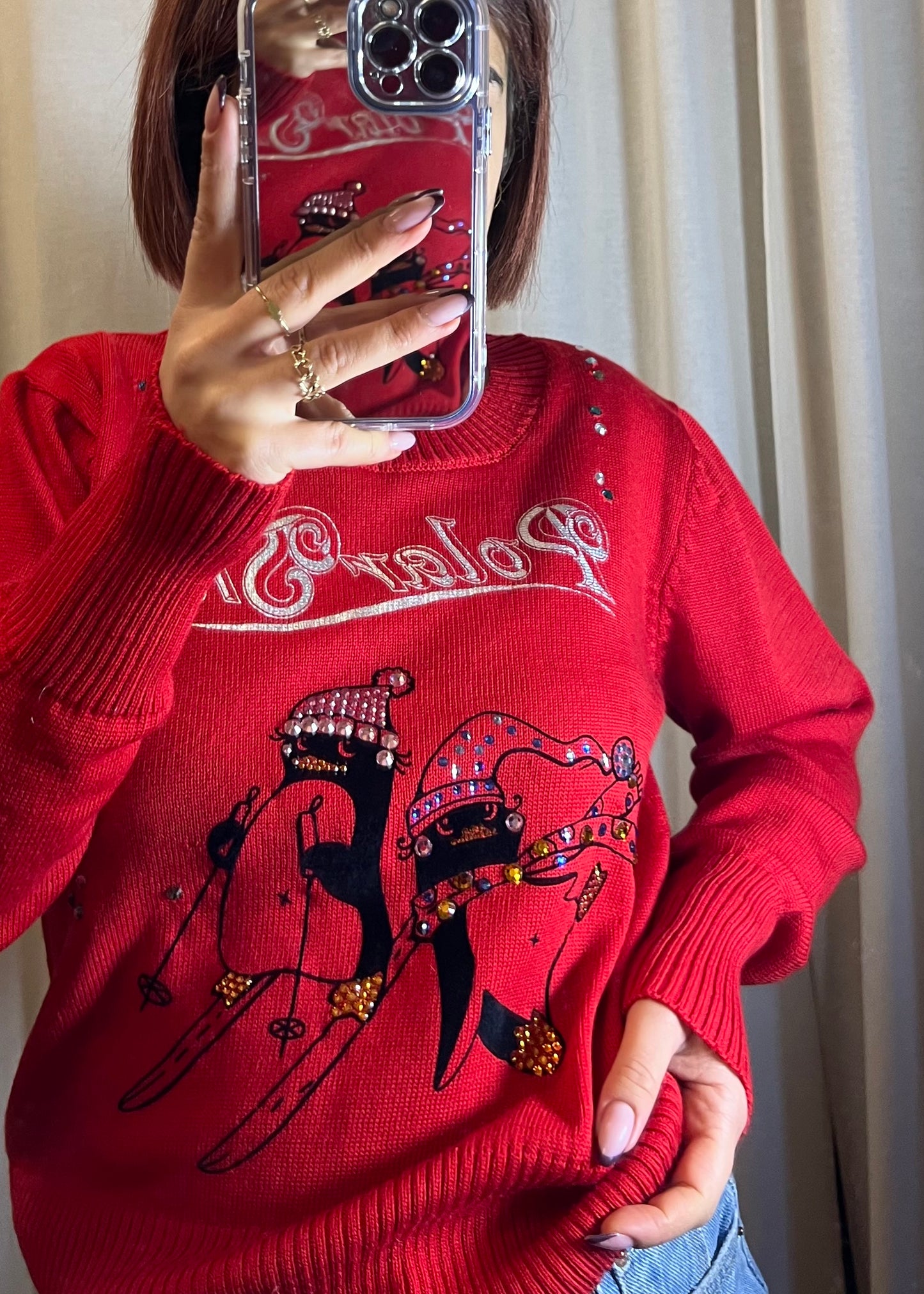 Maglione vintage natalizio