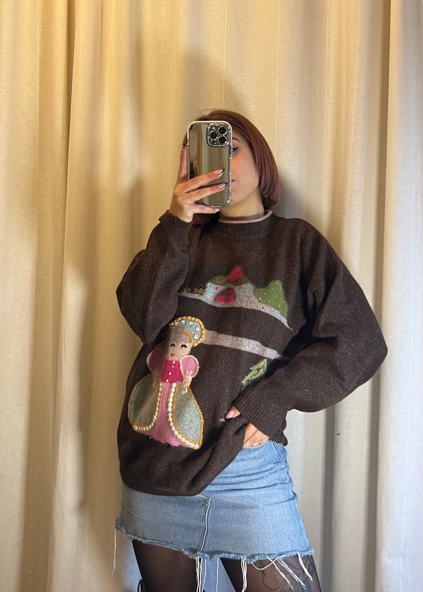 Maglione in lana principessa