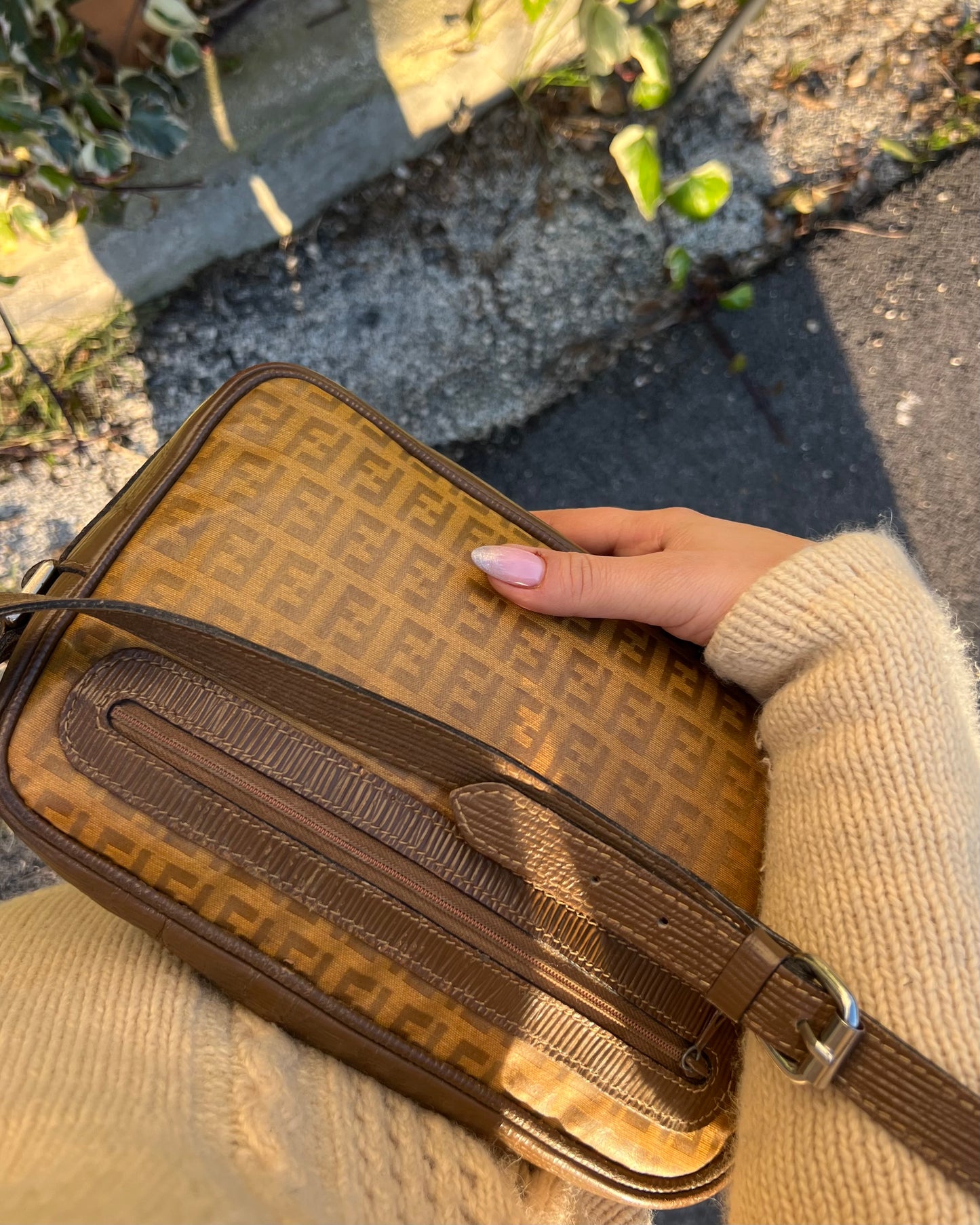 Borsa Fendi zucchino