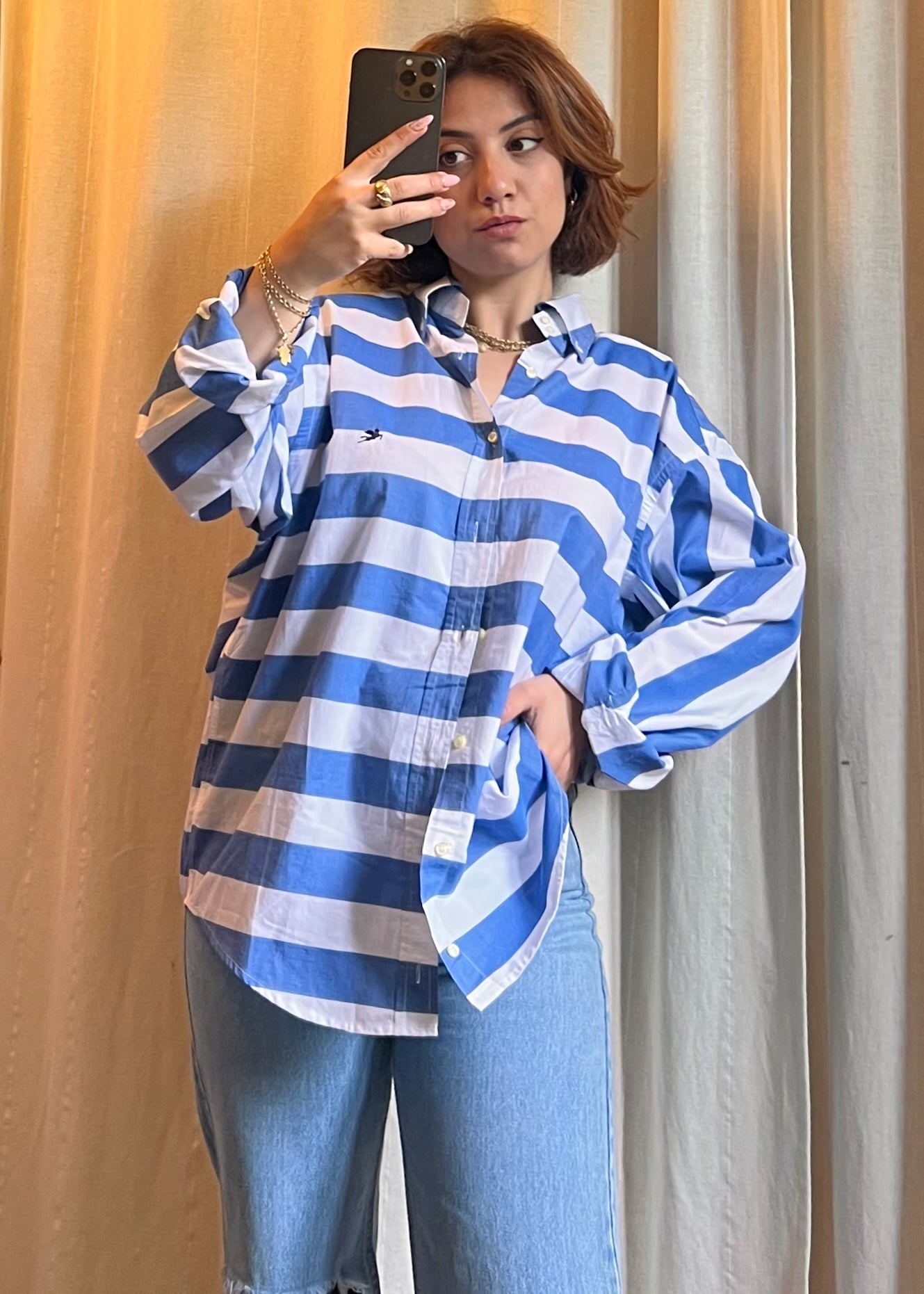 Camicia ETRO Milano - Righe Maxi Azzurre e Bianche